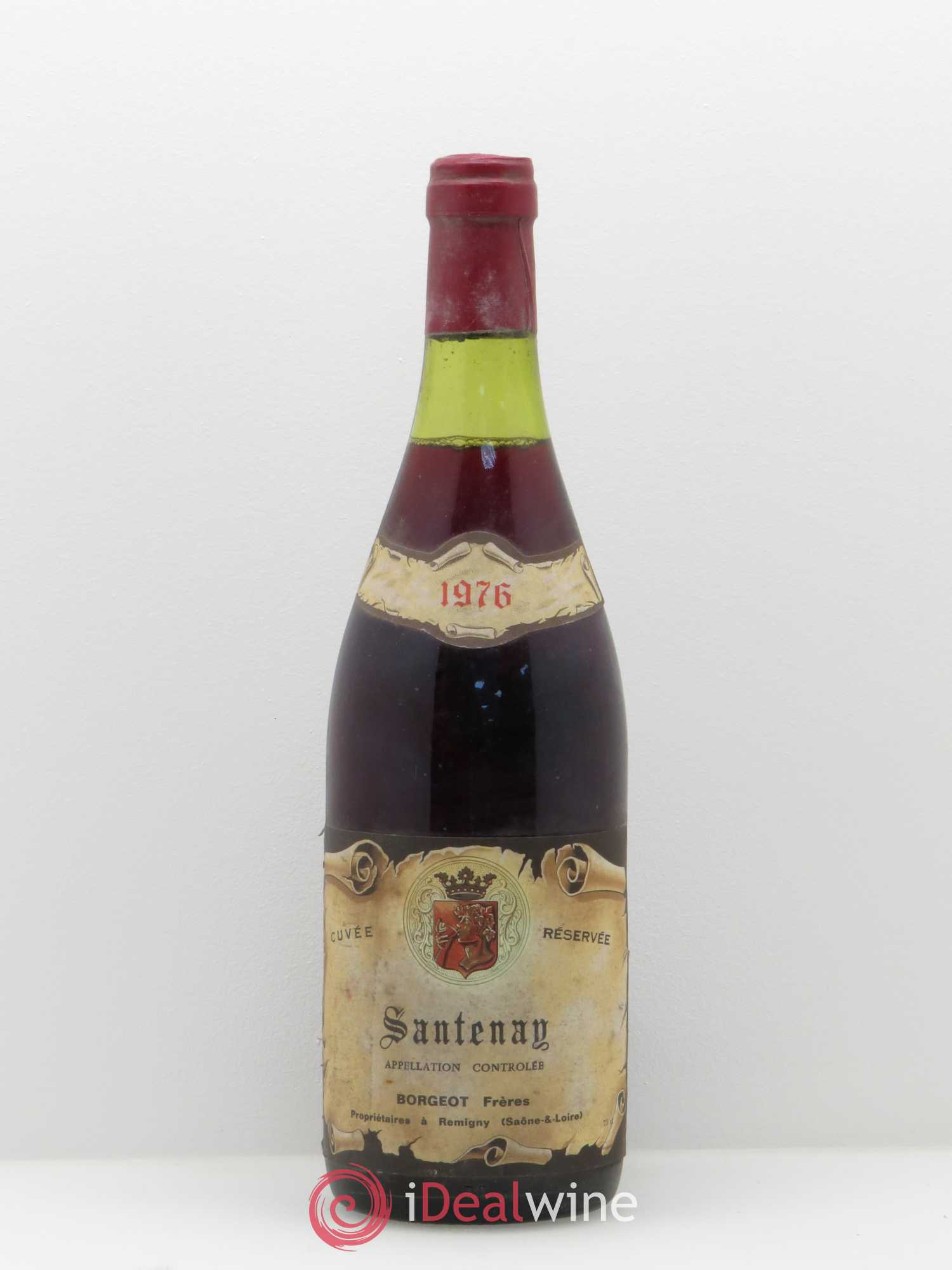 Santenay Cuvée Réservée Domaine Borgeot Frères 1976 - Posten von 1 Flasche - 0
