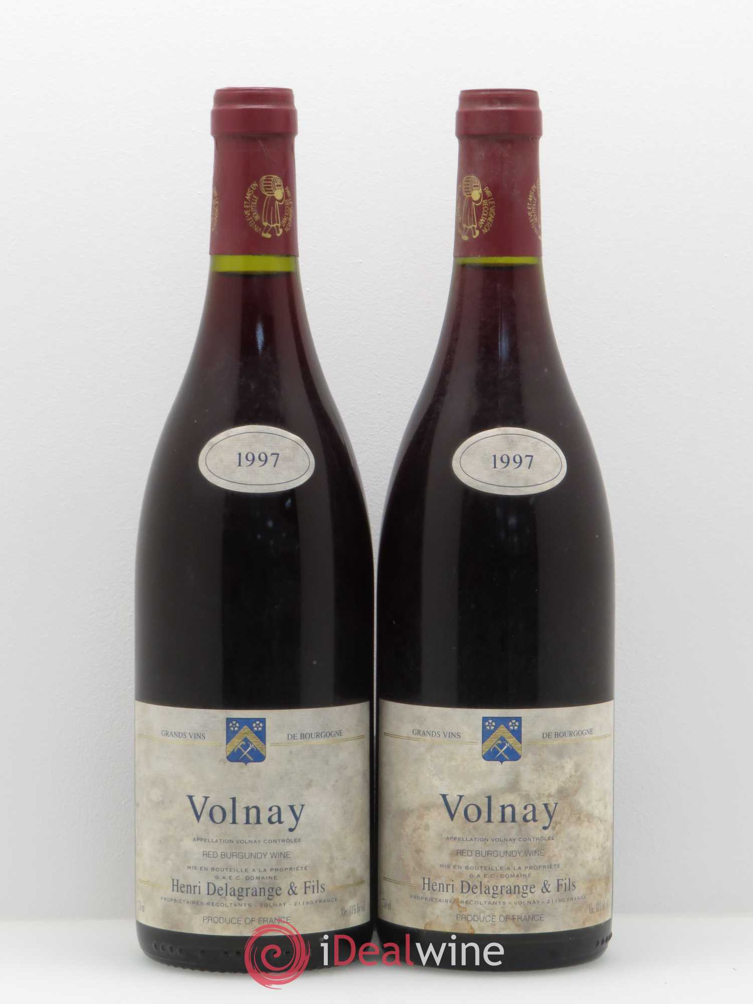 Volnay Delagrange et Fils 1997 - Posten von 2 Flaschen - 0