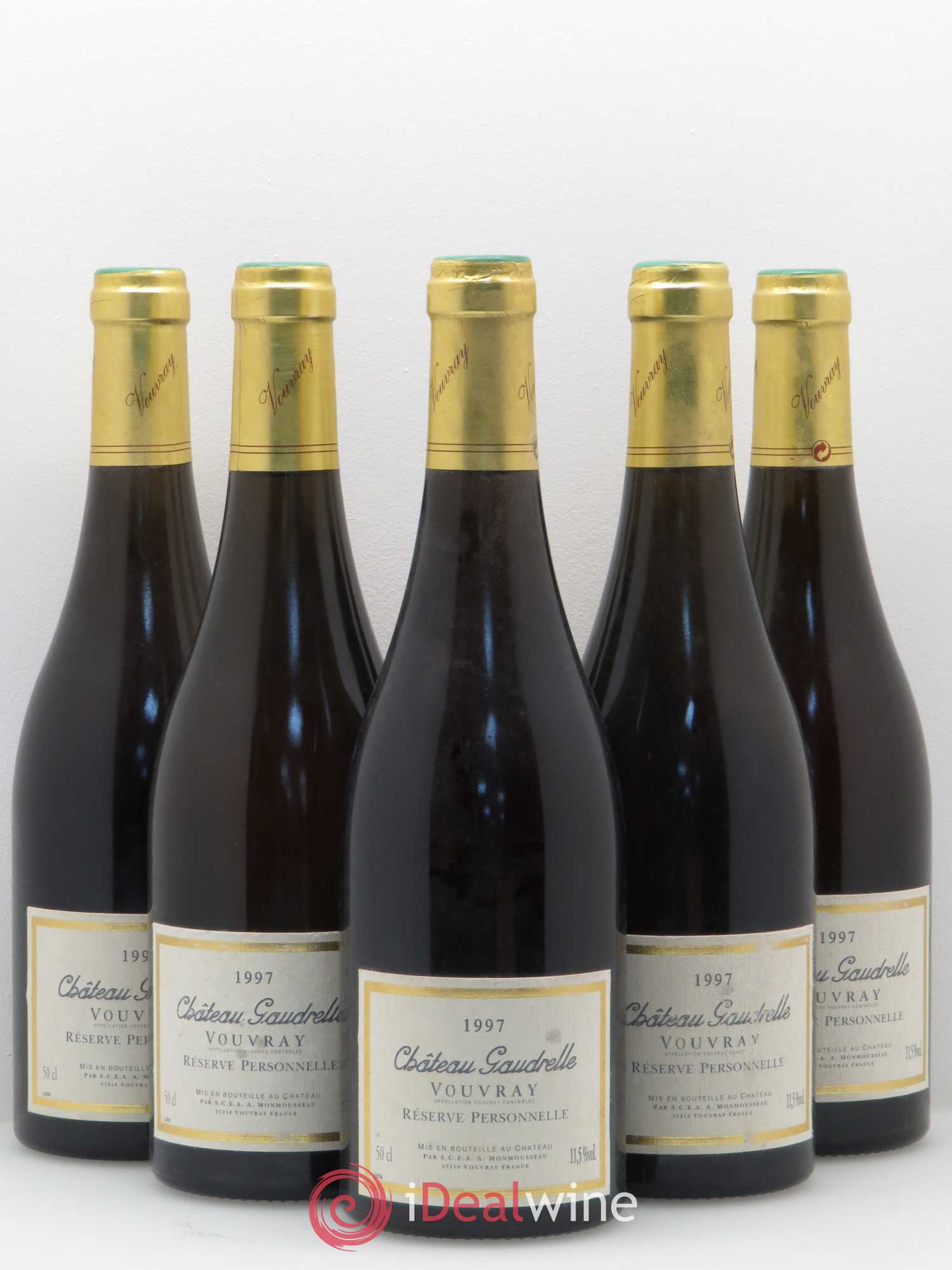 Vouvray 1997 - Lotto di 5 bottiglie - 0