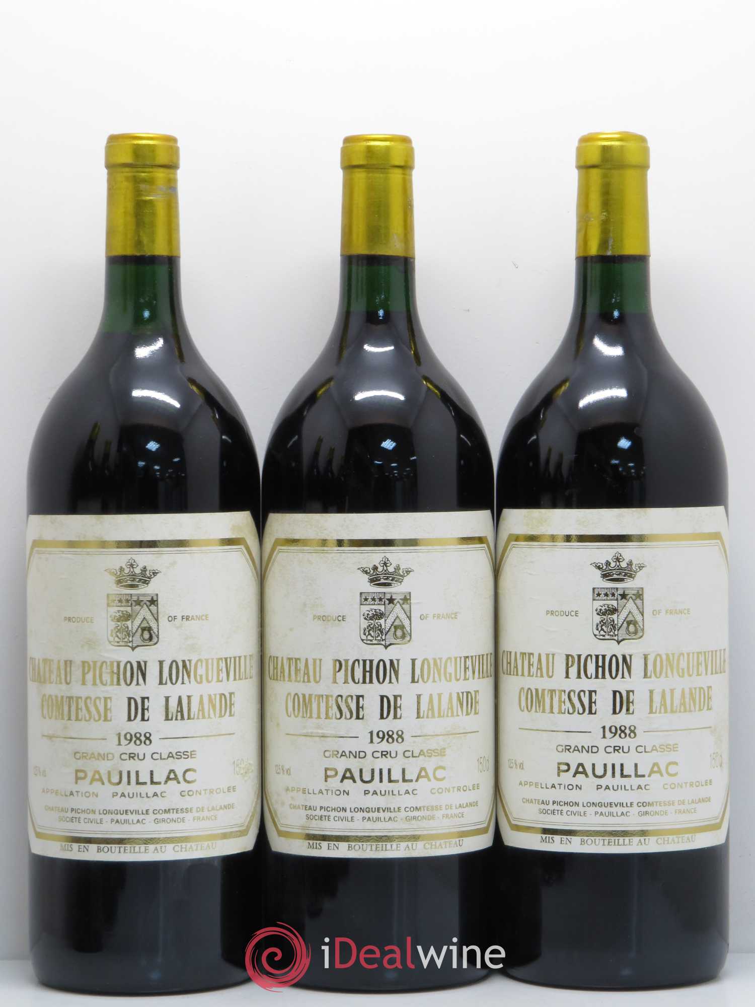 Château Pichon Longueville Comtesse de Lalande 2ème Grand Cru Classé 1988 - Lot de 6 magnums - 2