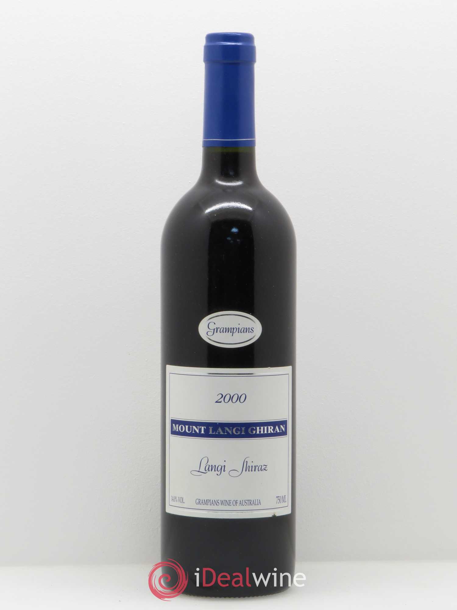 Grampians Mount Langi Ghiran Langi Shiraz 2000 - Lot de 1 bouteille - 0