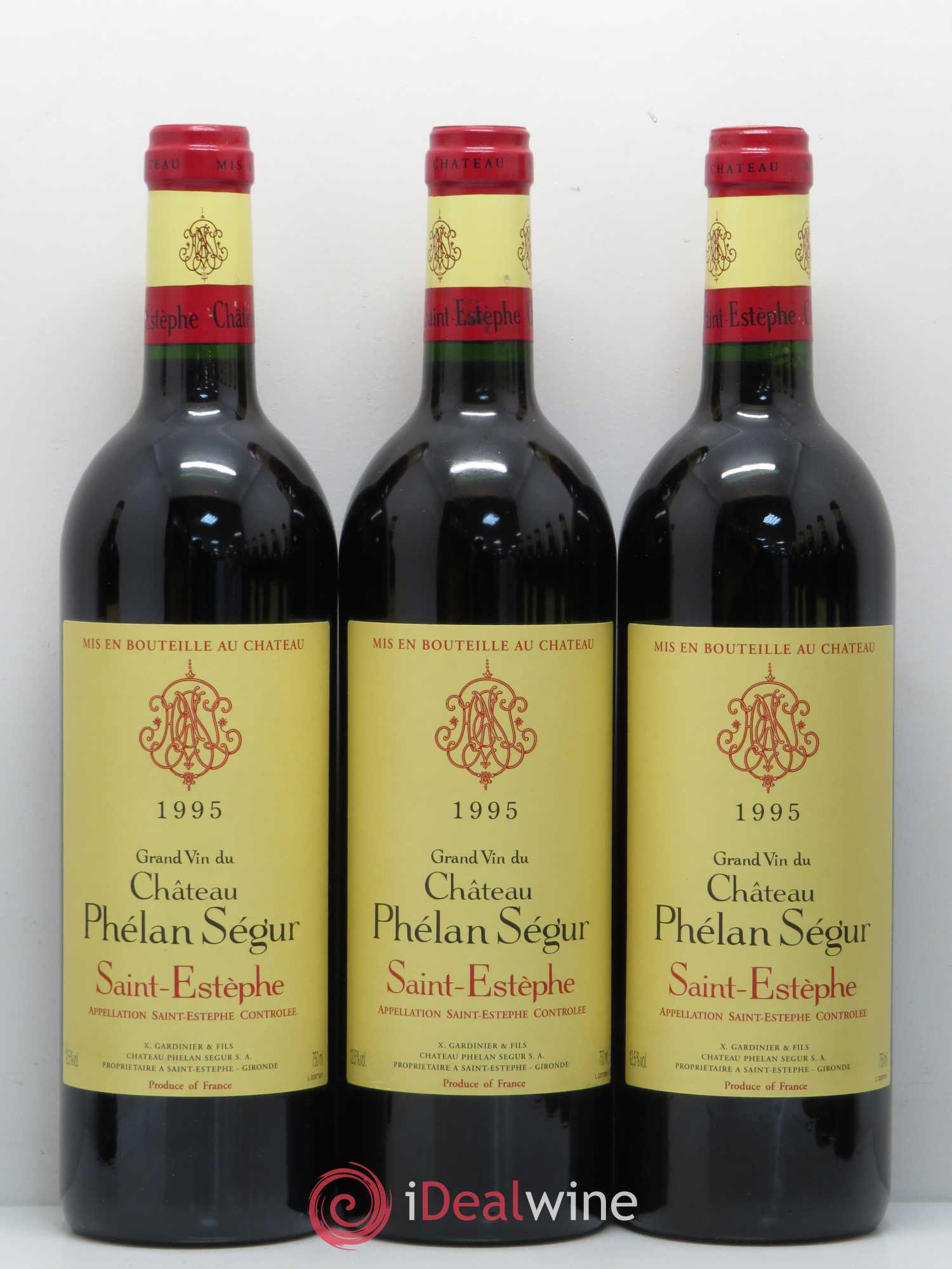 Château Phélan Ségur 1995 - Lot de 12 bouteilles - 2