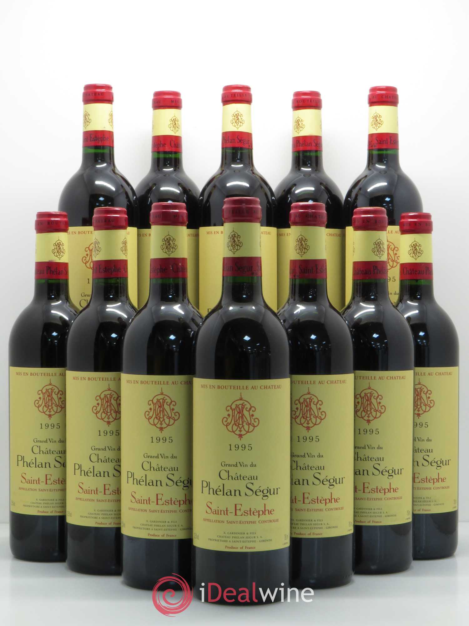 Château Phélan Ségur 1995 - Lot de 12 bouteilles - 0
