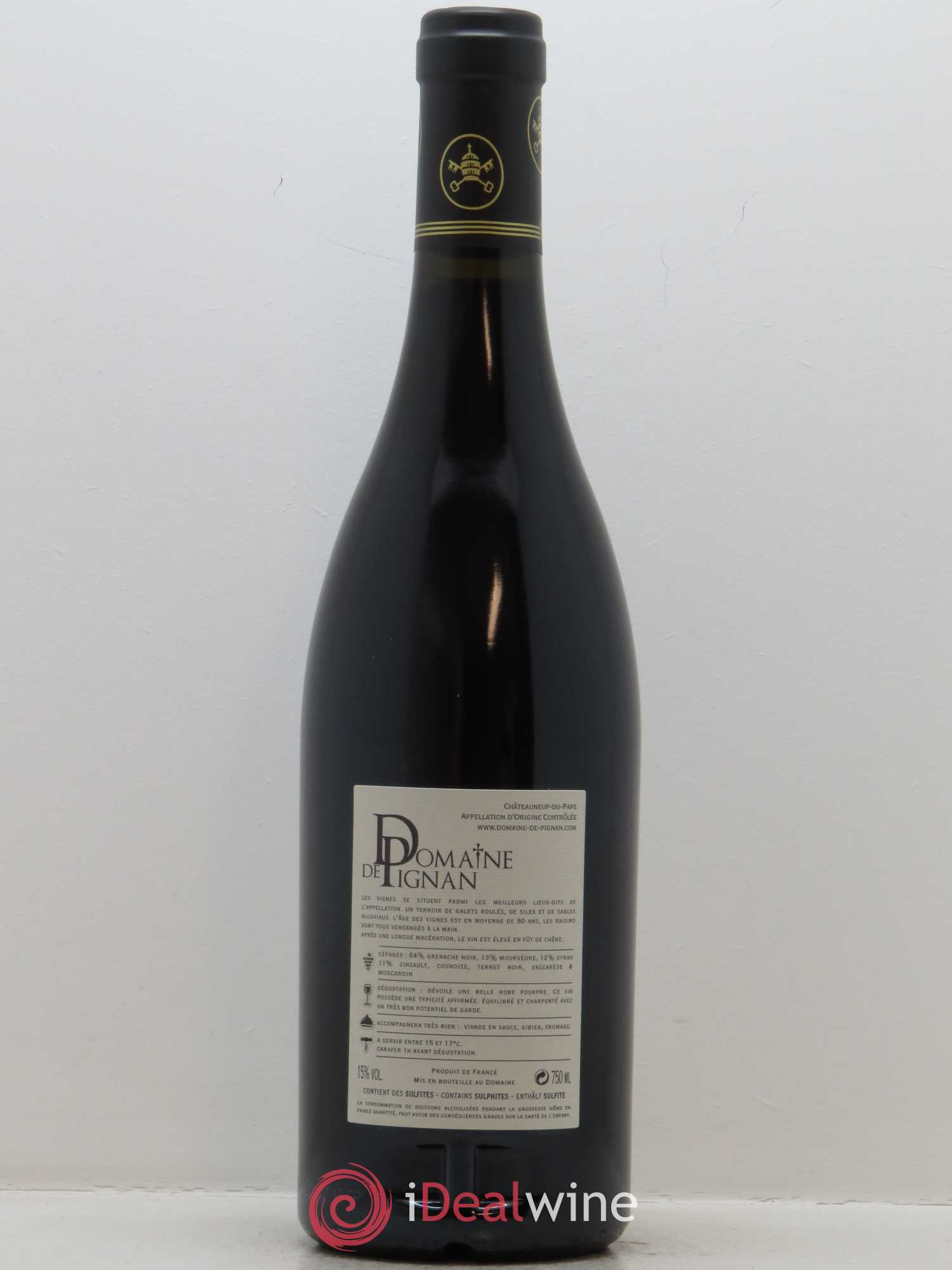 Châteauneuf-du-Pape Domaine de Pignan 2016 - Lot de 1 bouteille - 1