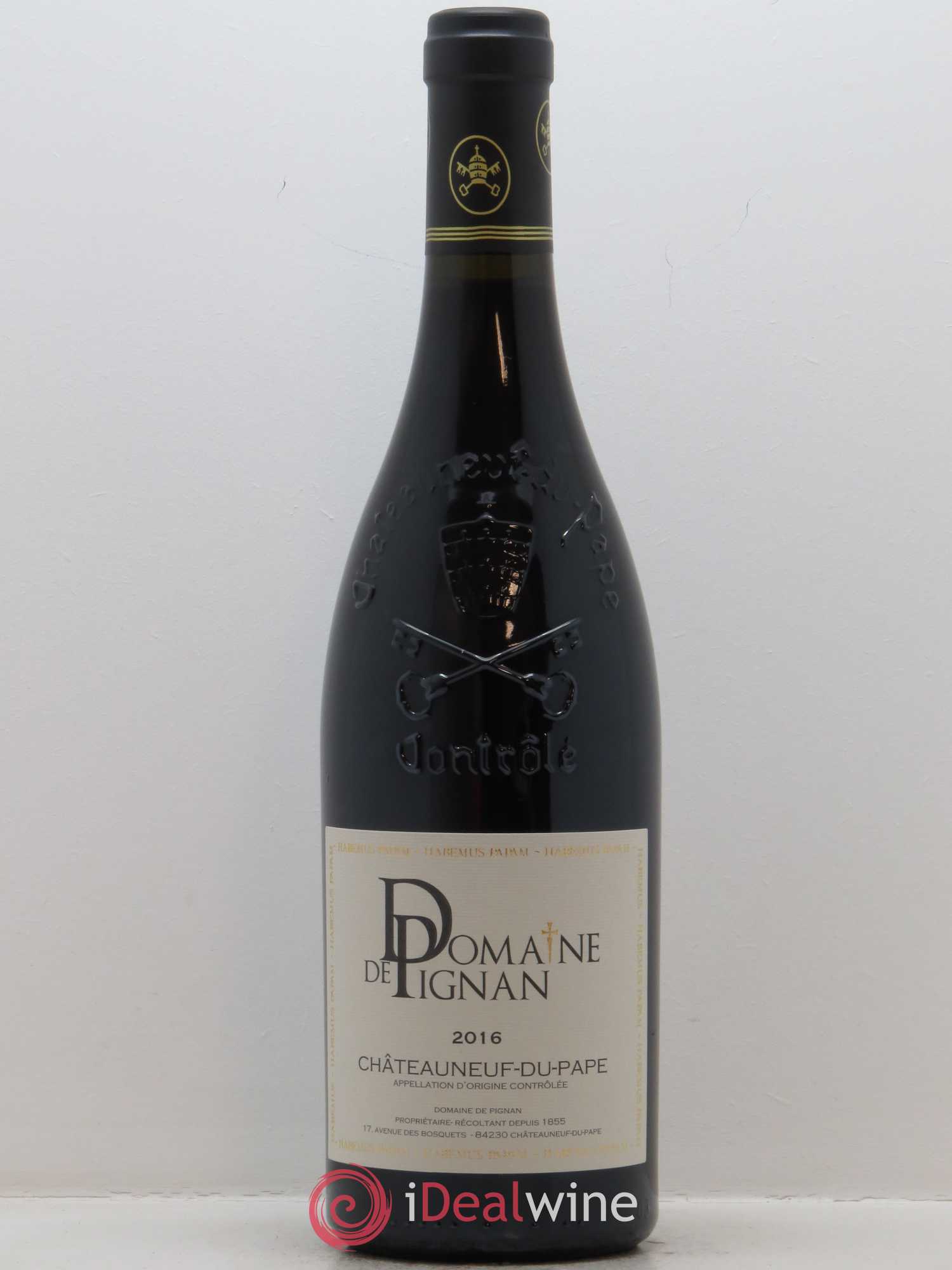 Châteauneuf-du-Pape Domaine de Pignan 2016 - Lot de 1 bouteille - 0