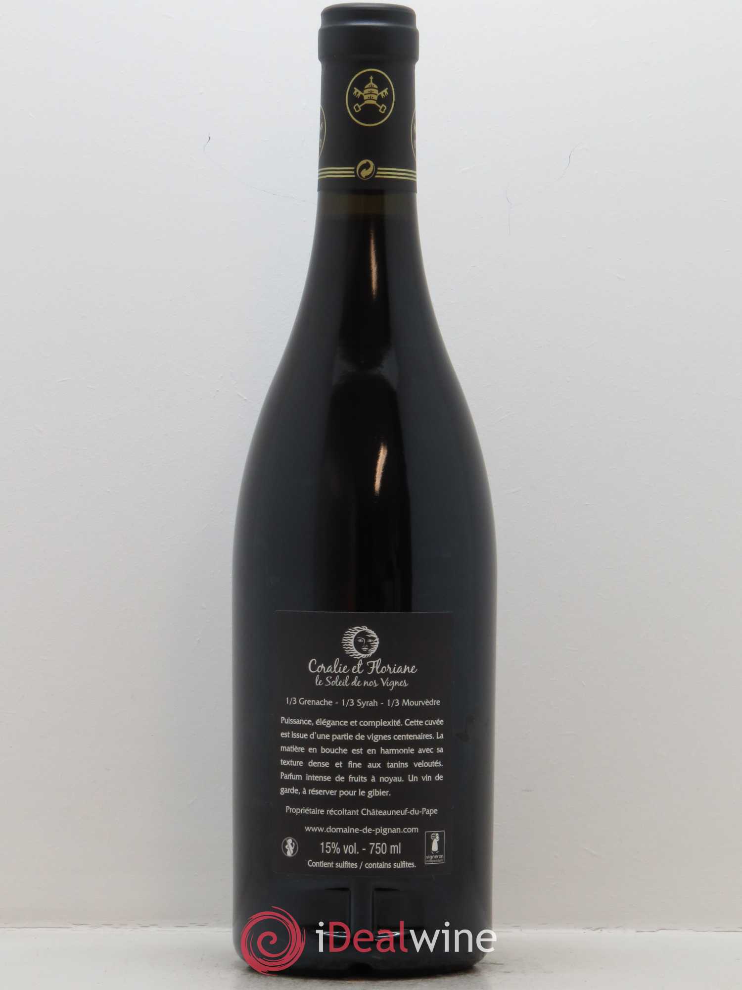 Châteauneuf-du-Pape Réserve Coralie et Floriane Domaine de Pignan 2016 - Lot de 1 bouteille - 1