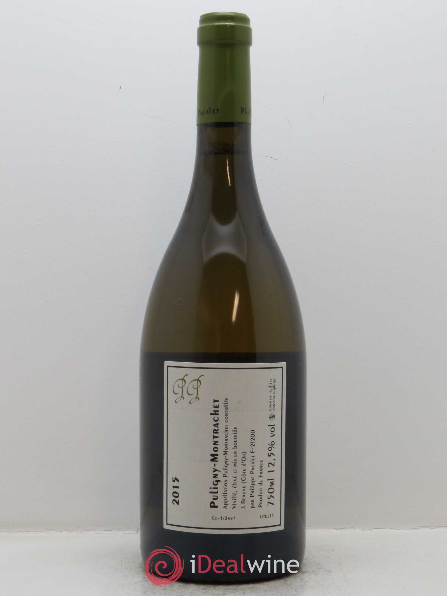 Puligny-Montrachet Philippe Pacalet 2015 - Lot de 1 bouteille - 1