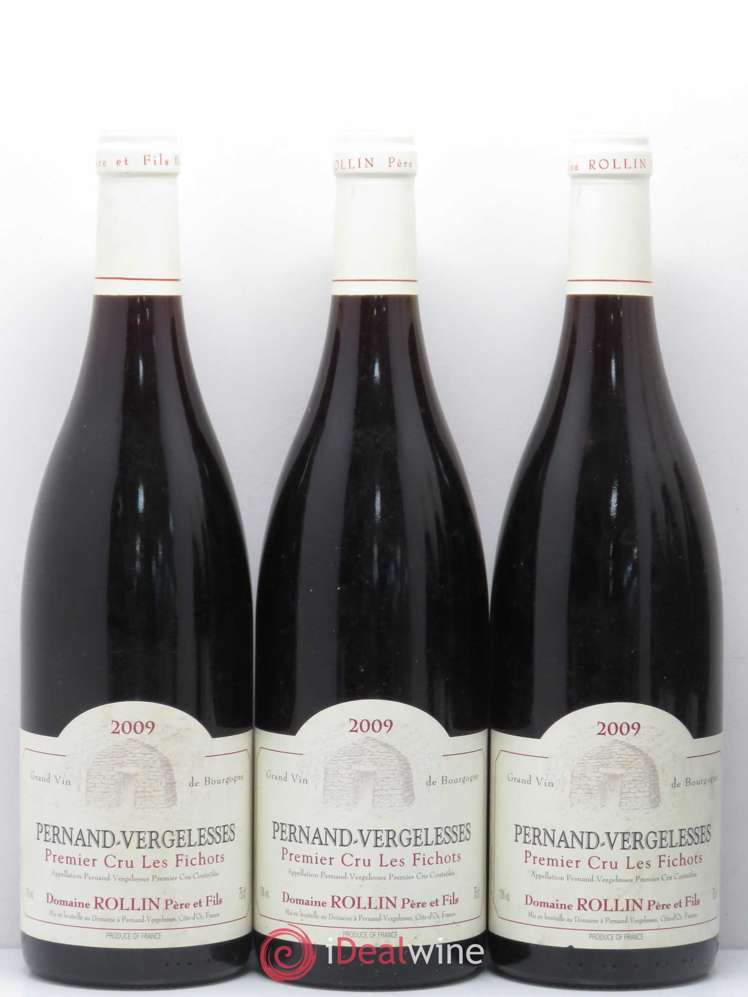 Pernand-Vergelesses 1er Cru Les Fichots Domaine Rollin 2009 - Posten von 6 Flaschen - 1
