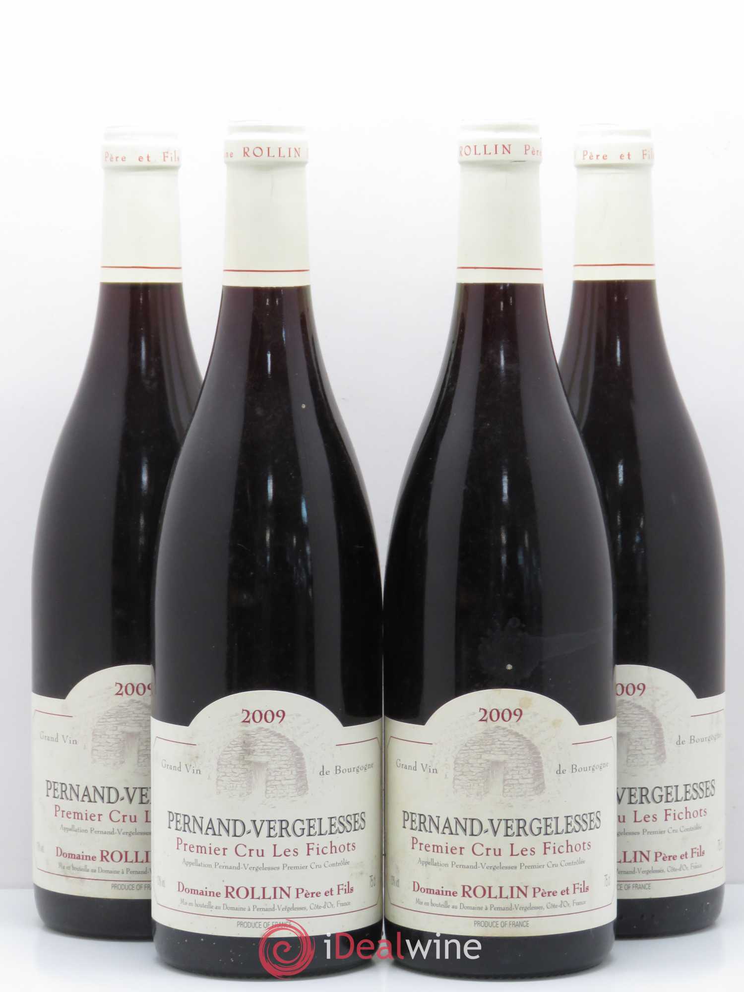 Pernand-Vergelesses 1er Cru Les Fichots Domaine Rollin 2009 - Posten von 4 Flaschen - 0