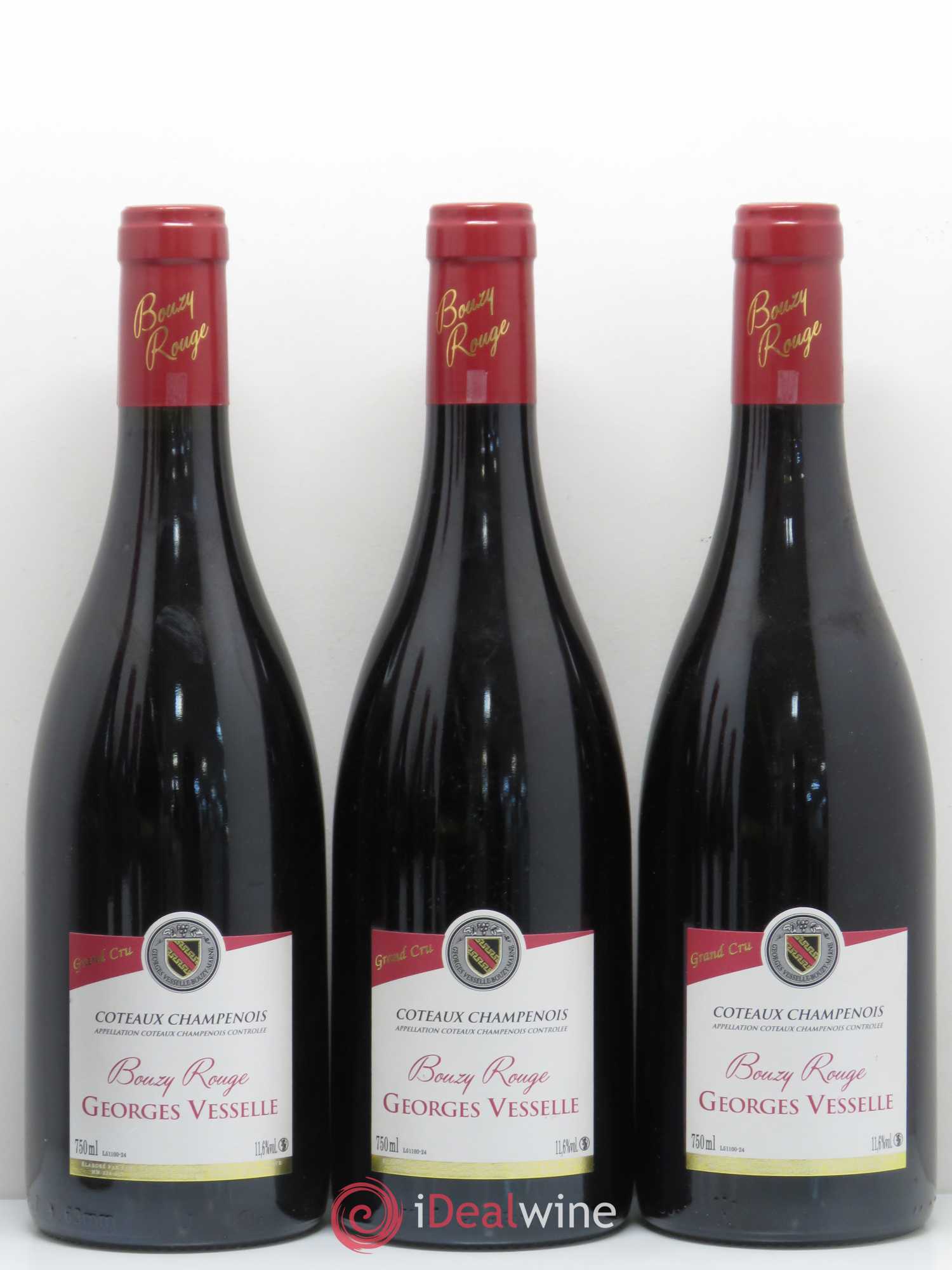 Coteaux Champenois Bouzy - Domaine Georges Vesselle - Lot de 6 bouteilles - 1