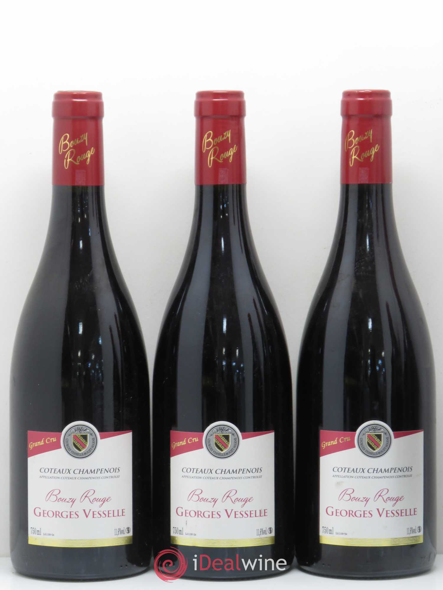 Coteaux Champenois Bouzy - Domaine Georges Vesselle - Lot de 5 bouteilles - 1