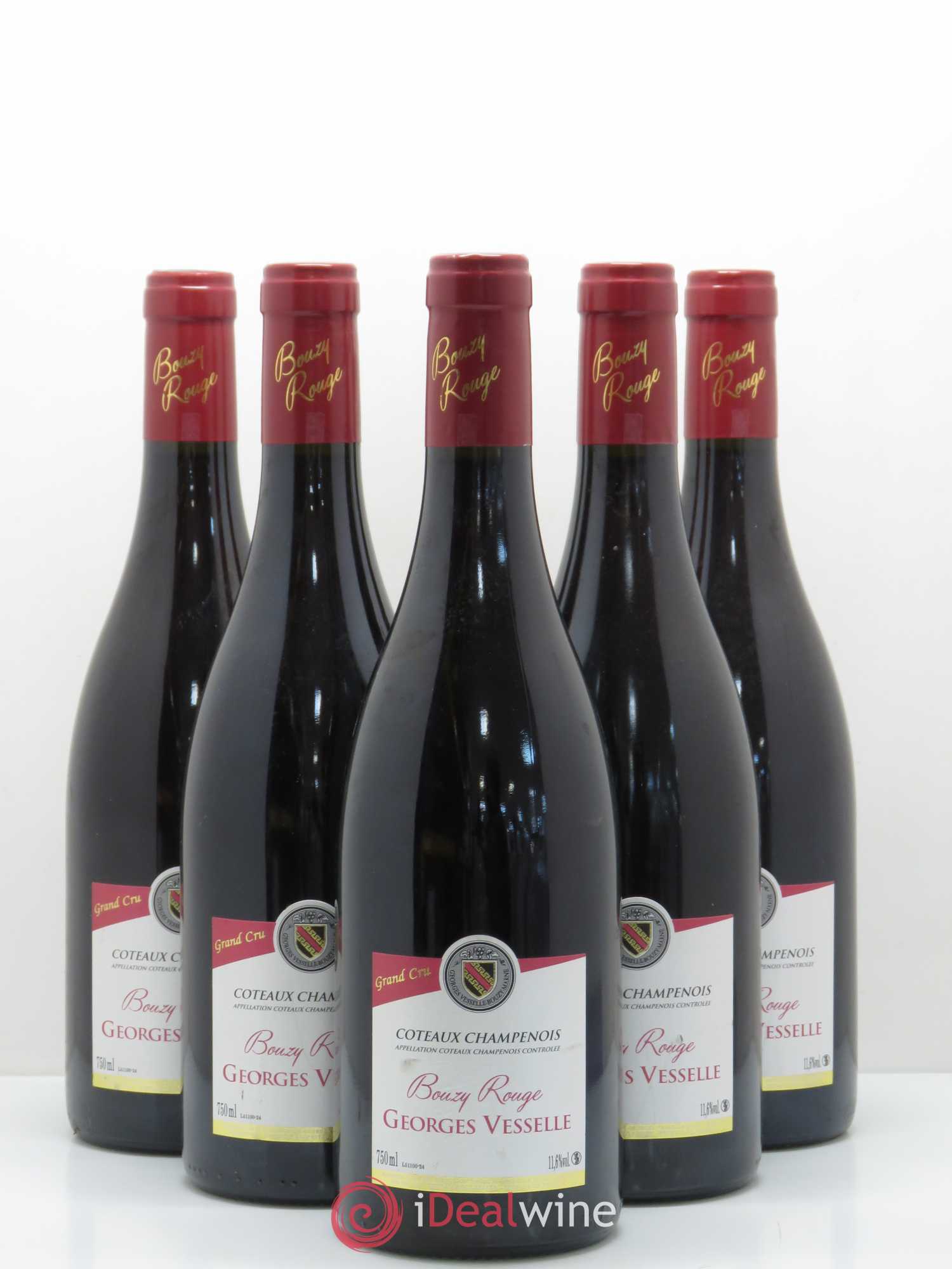 Coteaux Champenois Bouzy - Domaine Georges Vesselle - Lot de 5 bouteilles - 0