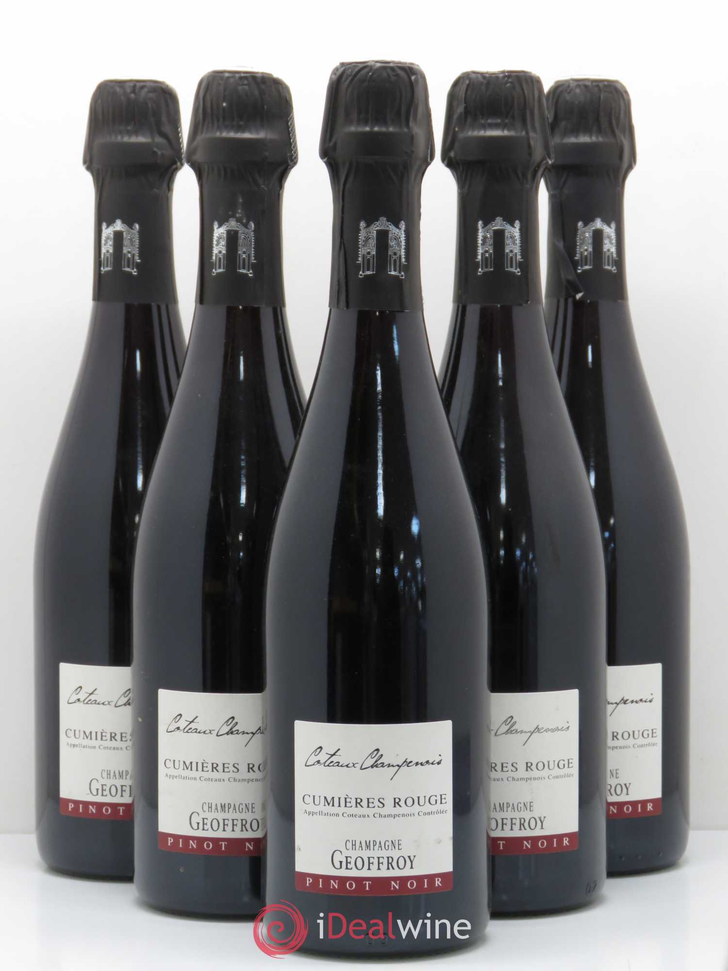 Divers Cumières Rouge Coteaux Champenois Geoffroy - Posten von 5 Flaschen - 0