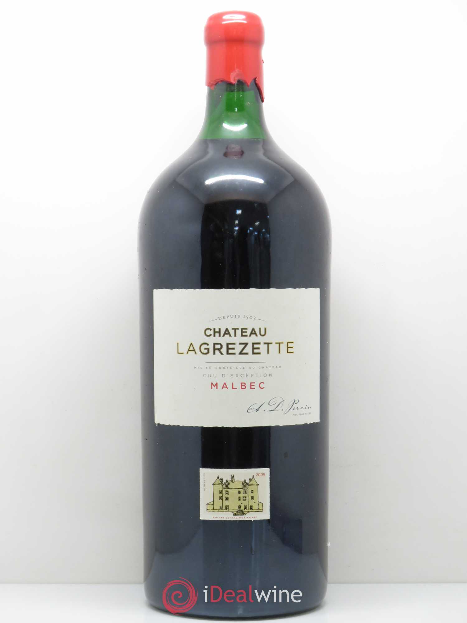 Cahors Château Lagrezette Alain Dominique Perrin 2009 - Lot de 1 impériale - 0