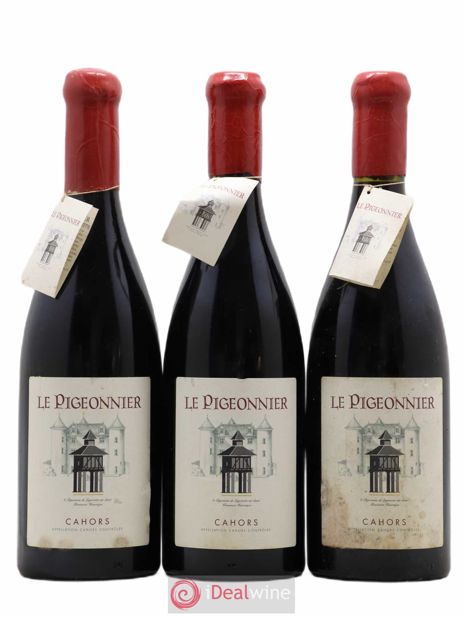 Cahors Château Lagrezette Le Pigeonnier Alain Dominique Perrin 1997 - Lotto di 3 bottiglie - 0