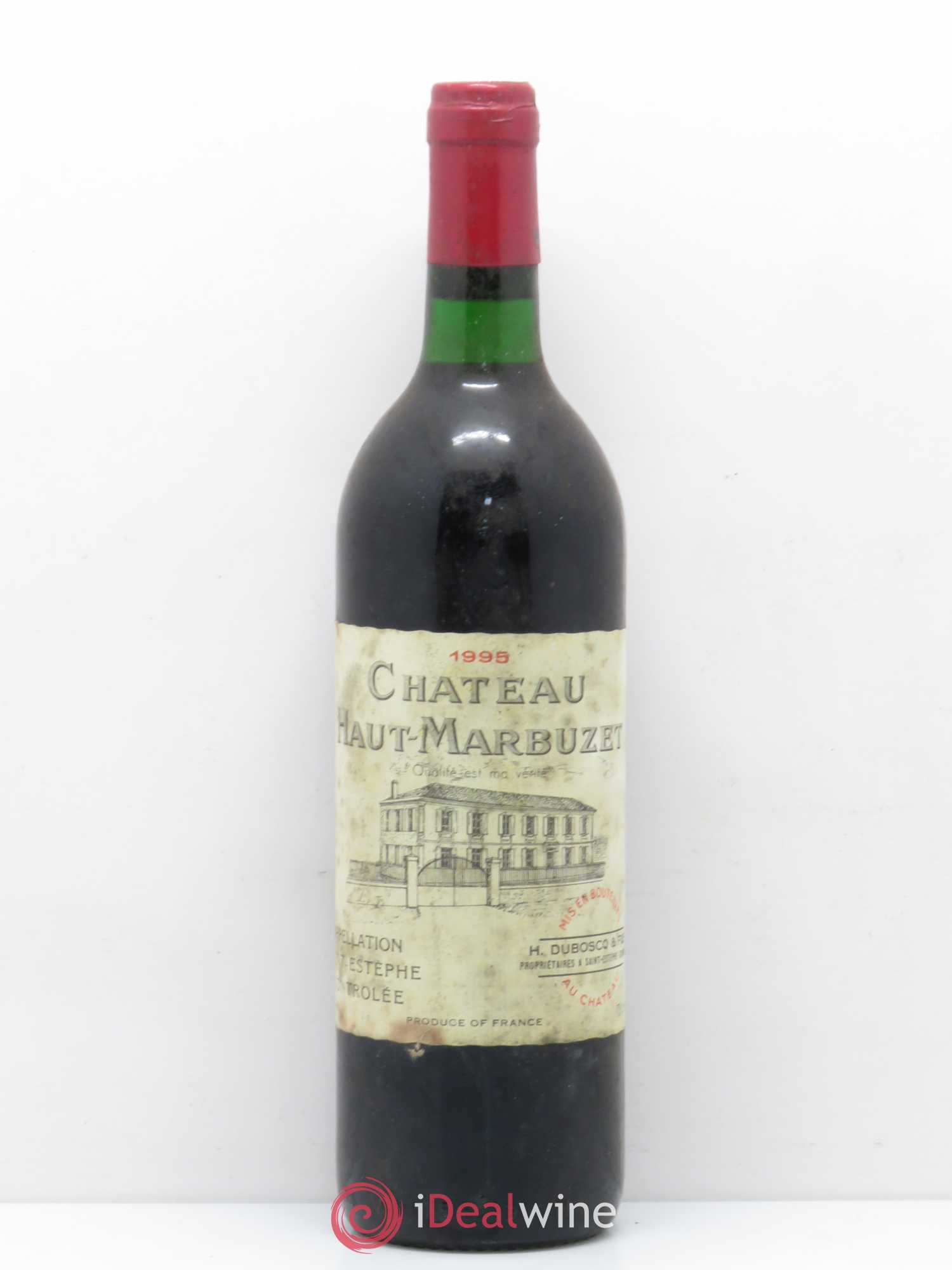 Château Haut Marbuzet 1995 - Lot de 1 bouteille - 0