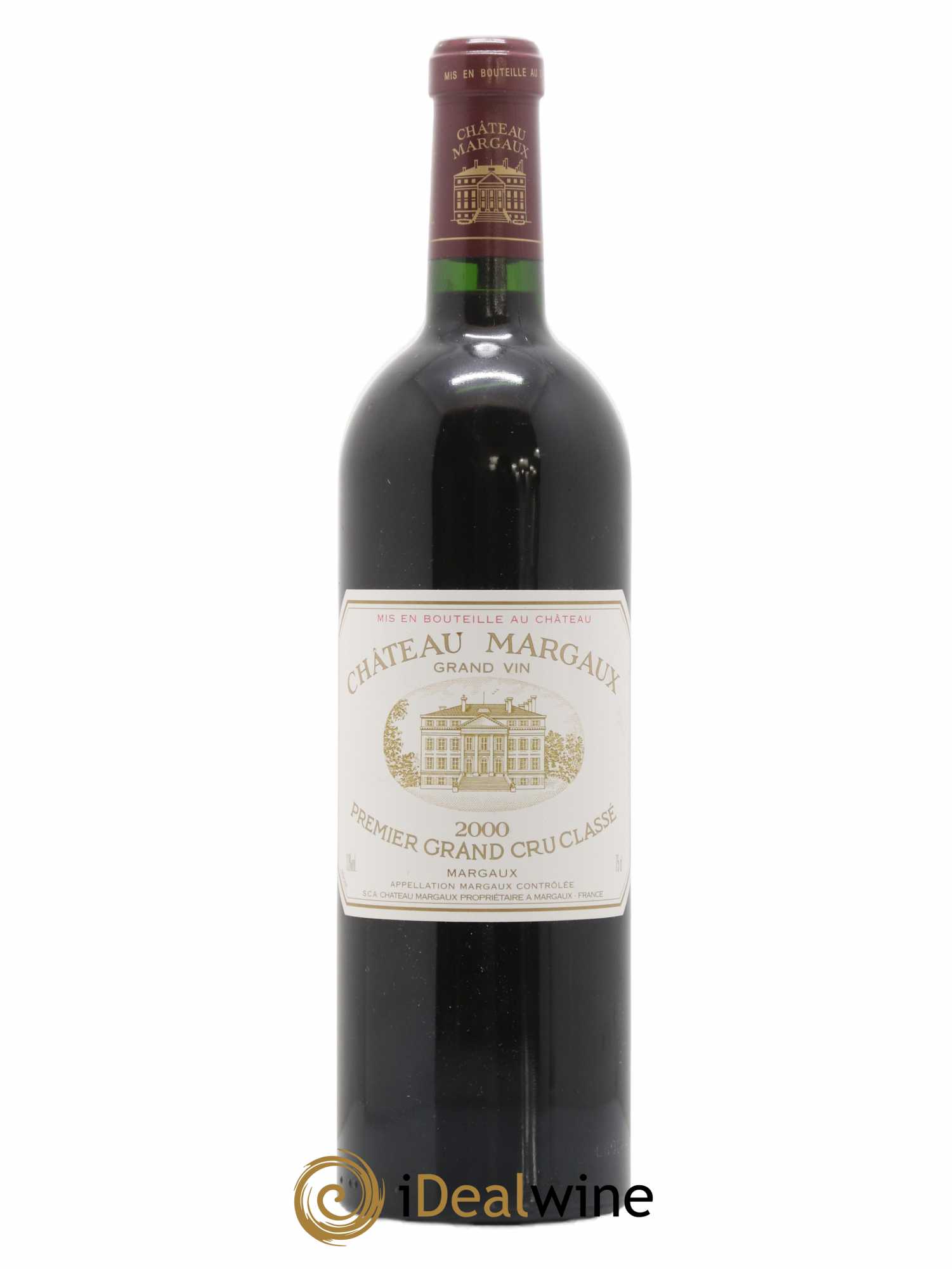 Château Margaux 1er Grand Cru Classé 2000 - Lot de 1 bouteille - 0