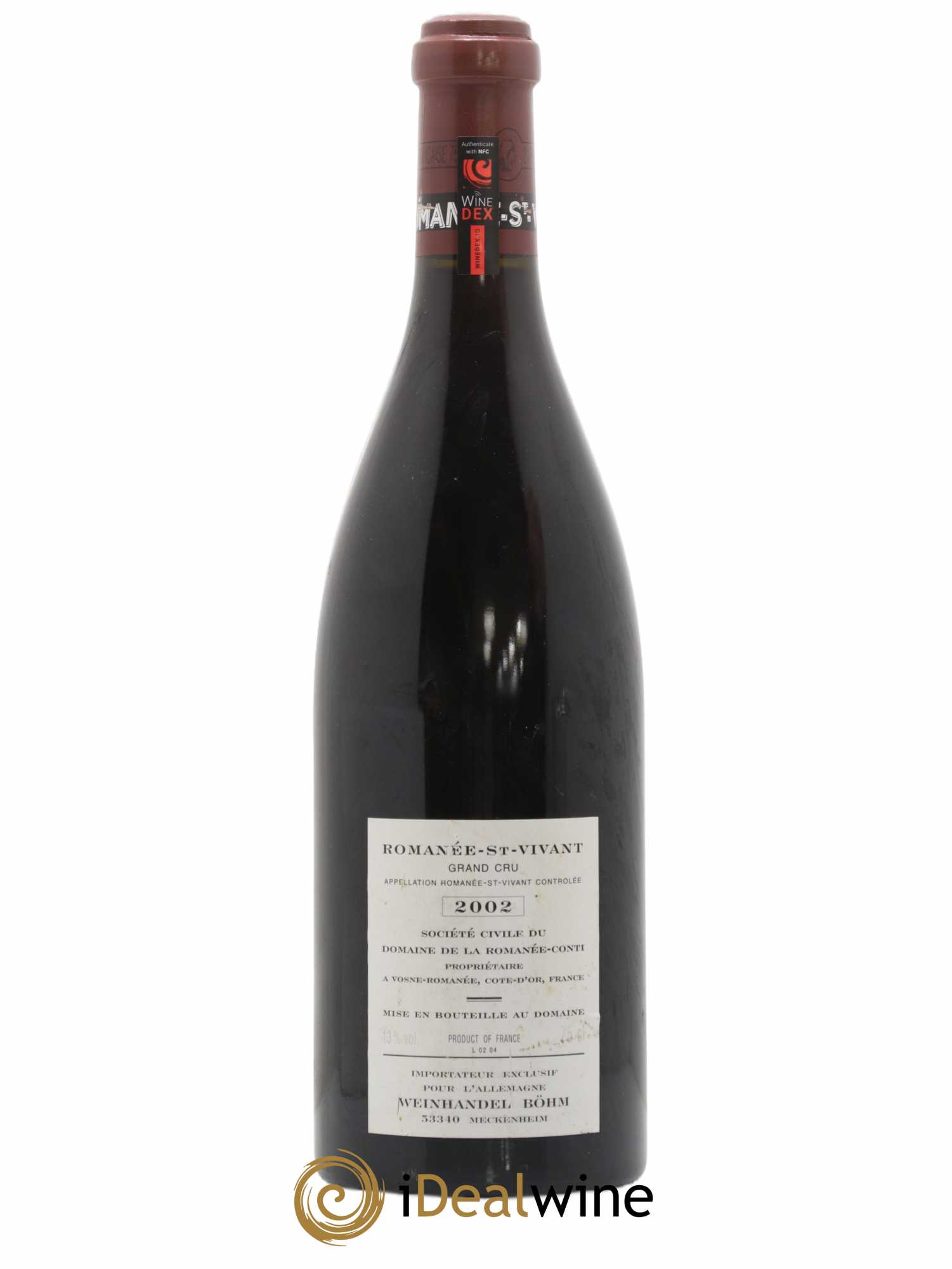 Romanée-Saint-Vivant Grand Cru Domaine de la Romanée-Conti 2002 - Lot de 1 bouteille - 1