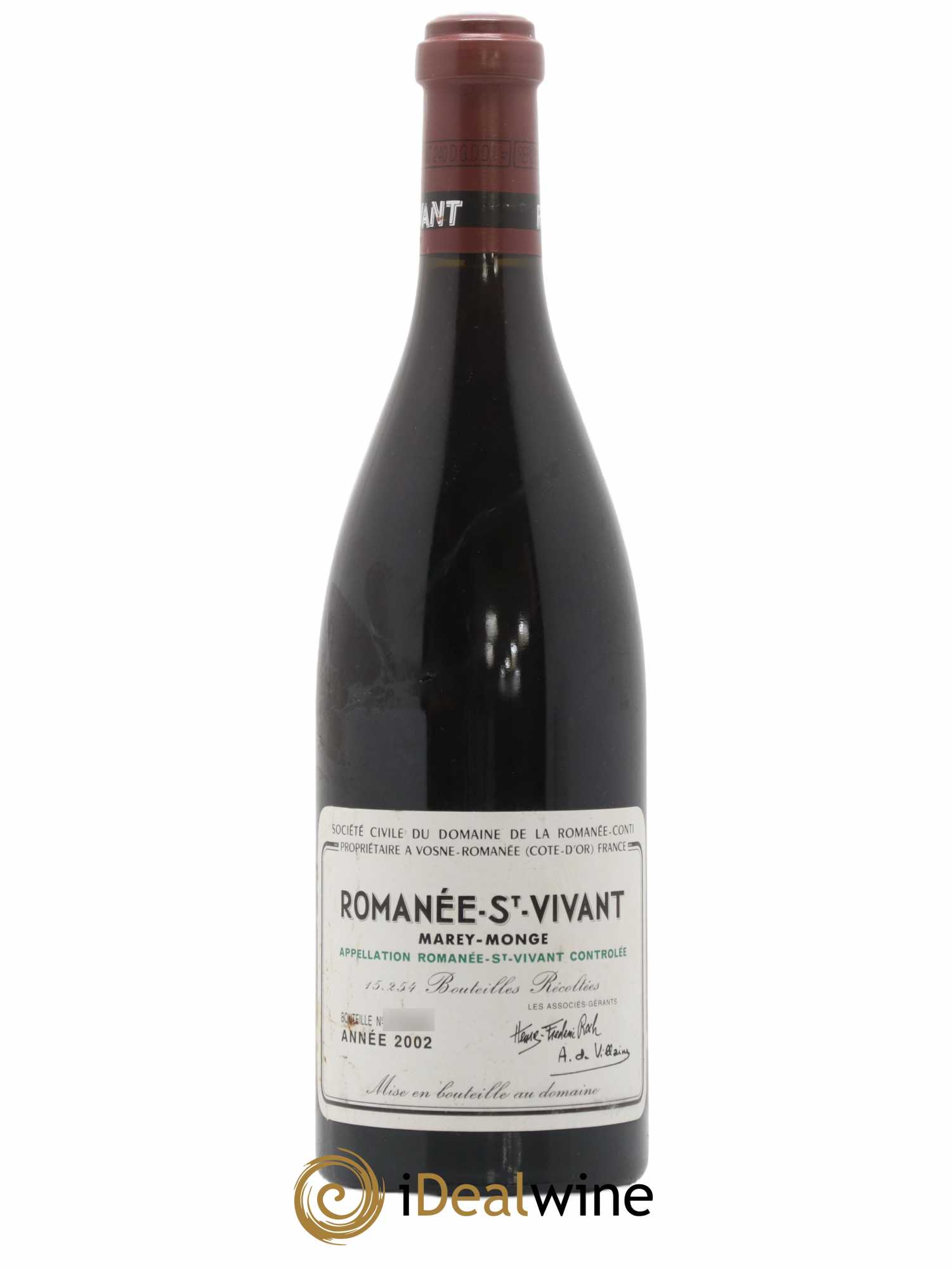 Romanée-Saint-Vivant Grand Cru Domaine de la Romanée-Conti 2002 - Lot de 1 bouteille - 0