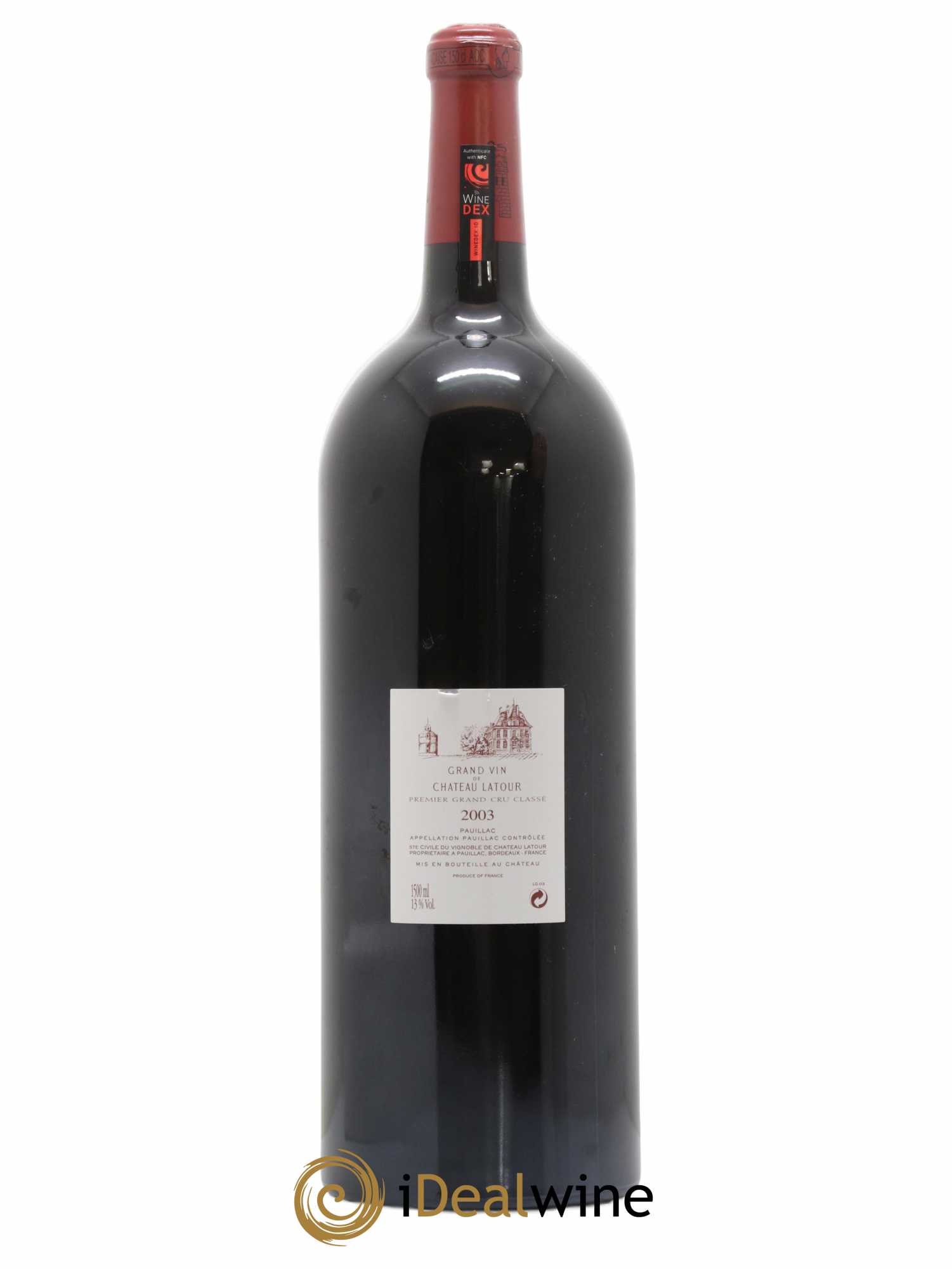 Château Latour 1er Grand Cru Classé 2003 - Lot de 1 magnum - 1