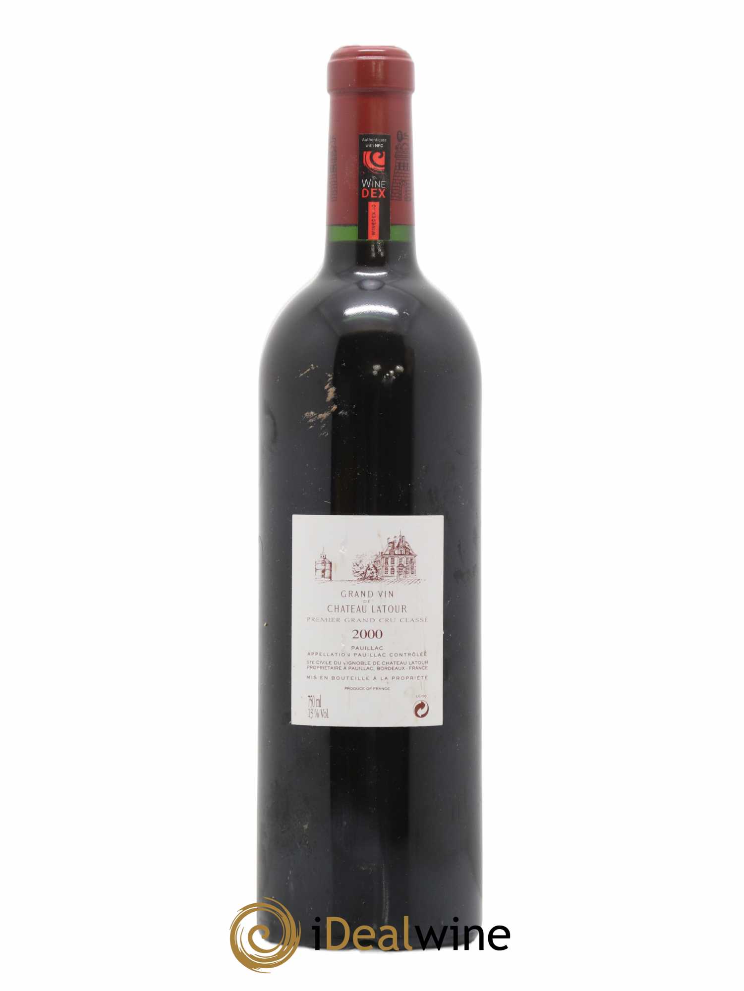 Château Latour 1er Grand Cru Classé 2000 - Lot de 1 bouteille - 1