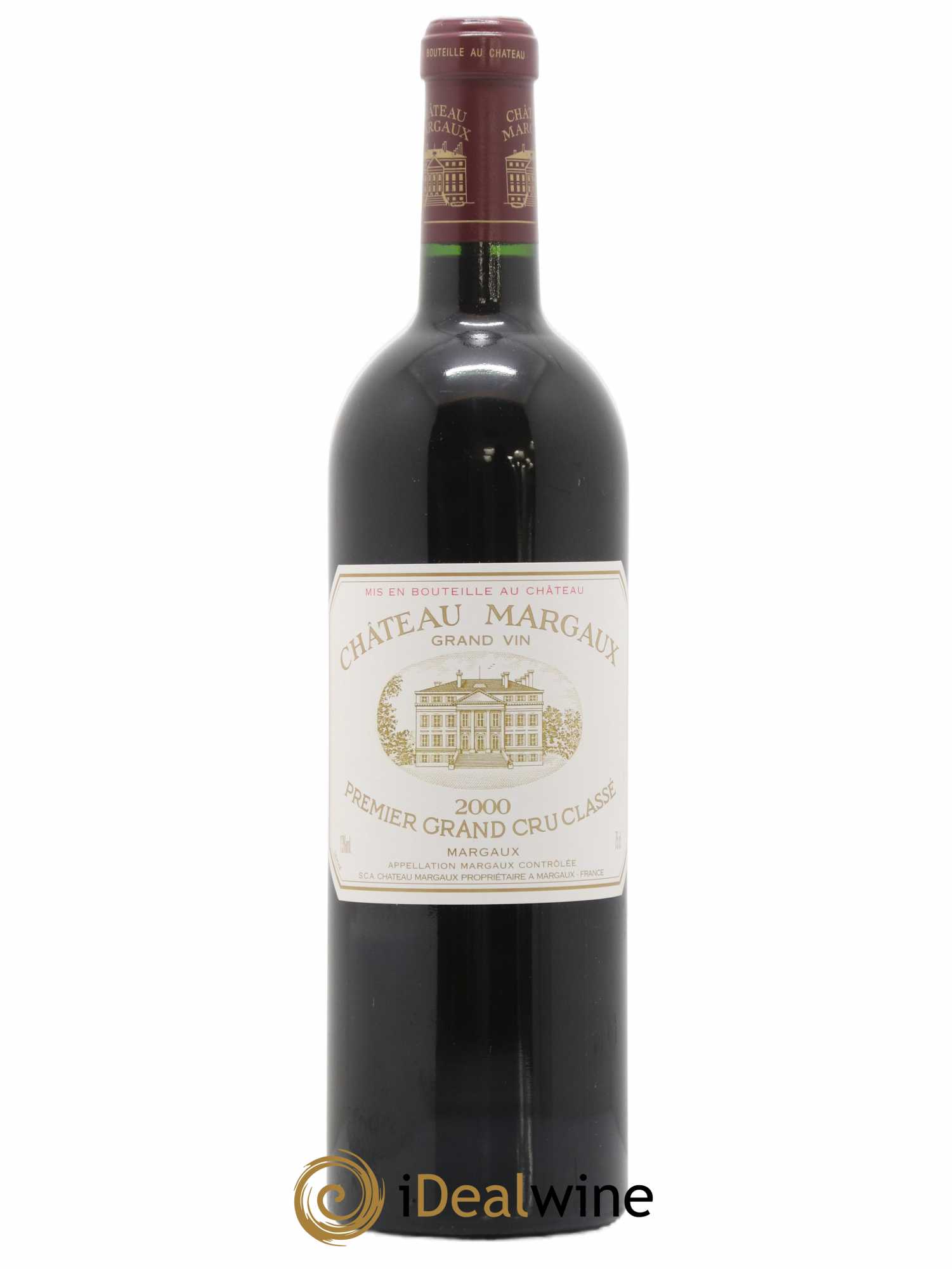 Château Margaux 1er Grand Cru Classé 2000 - Lot de 1 bouteille - 0