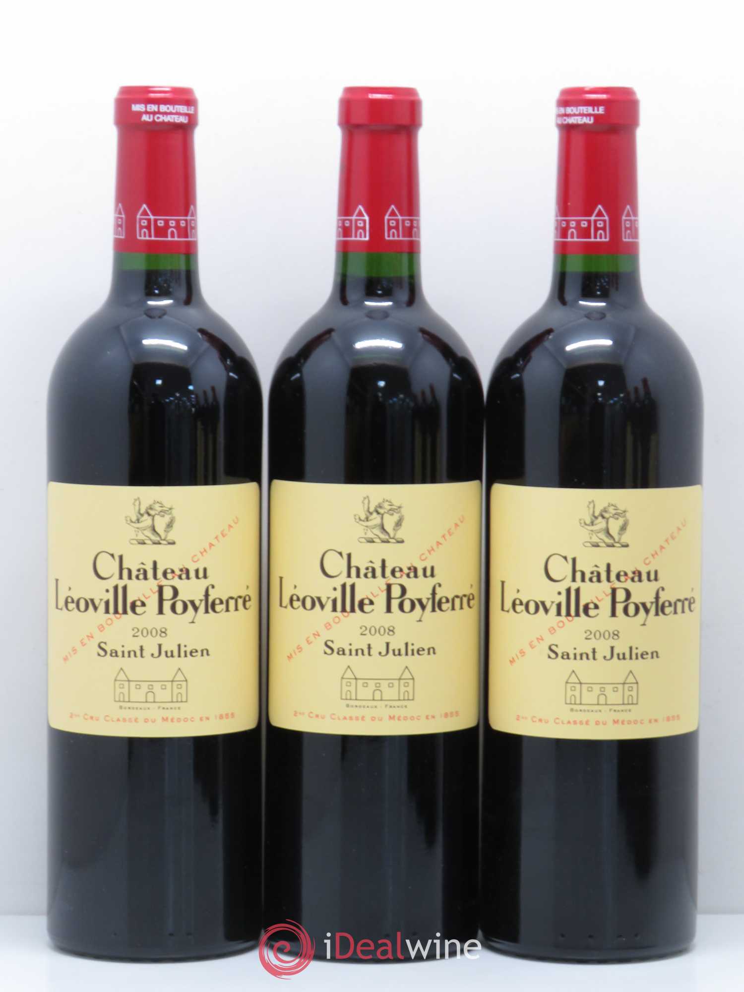 Château Léoville Poyferré 2ème Grand Cru Classé 2008 - Lot de 6 bouteilles - 2