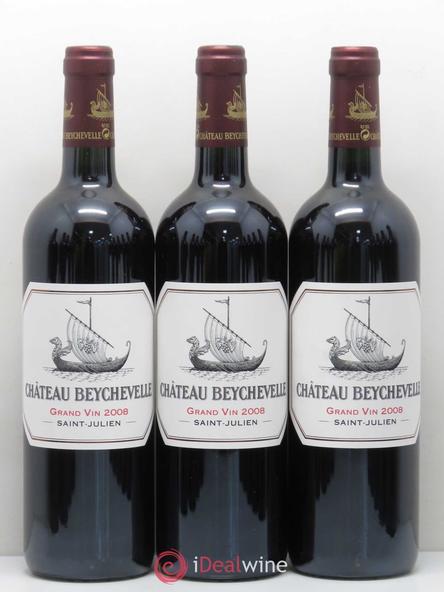 Château Beychevelle 4ème Grand Cru Classé 2008 - Lot de 12 bouteilles - 1