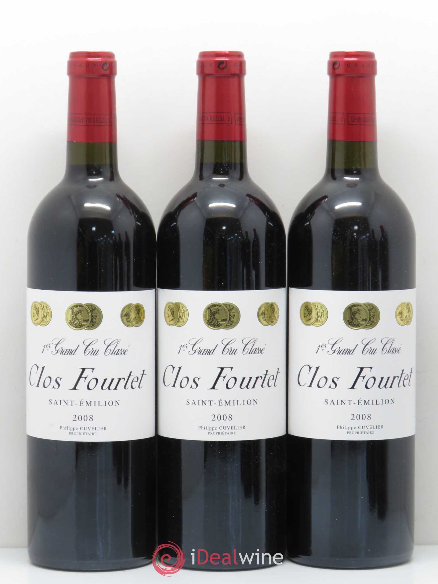 Clos Fourtet 1er Grand Cru Classé B 2008 - Lot de 6 bouteilles - 2