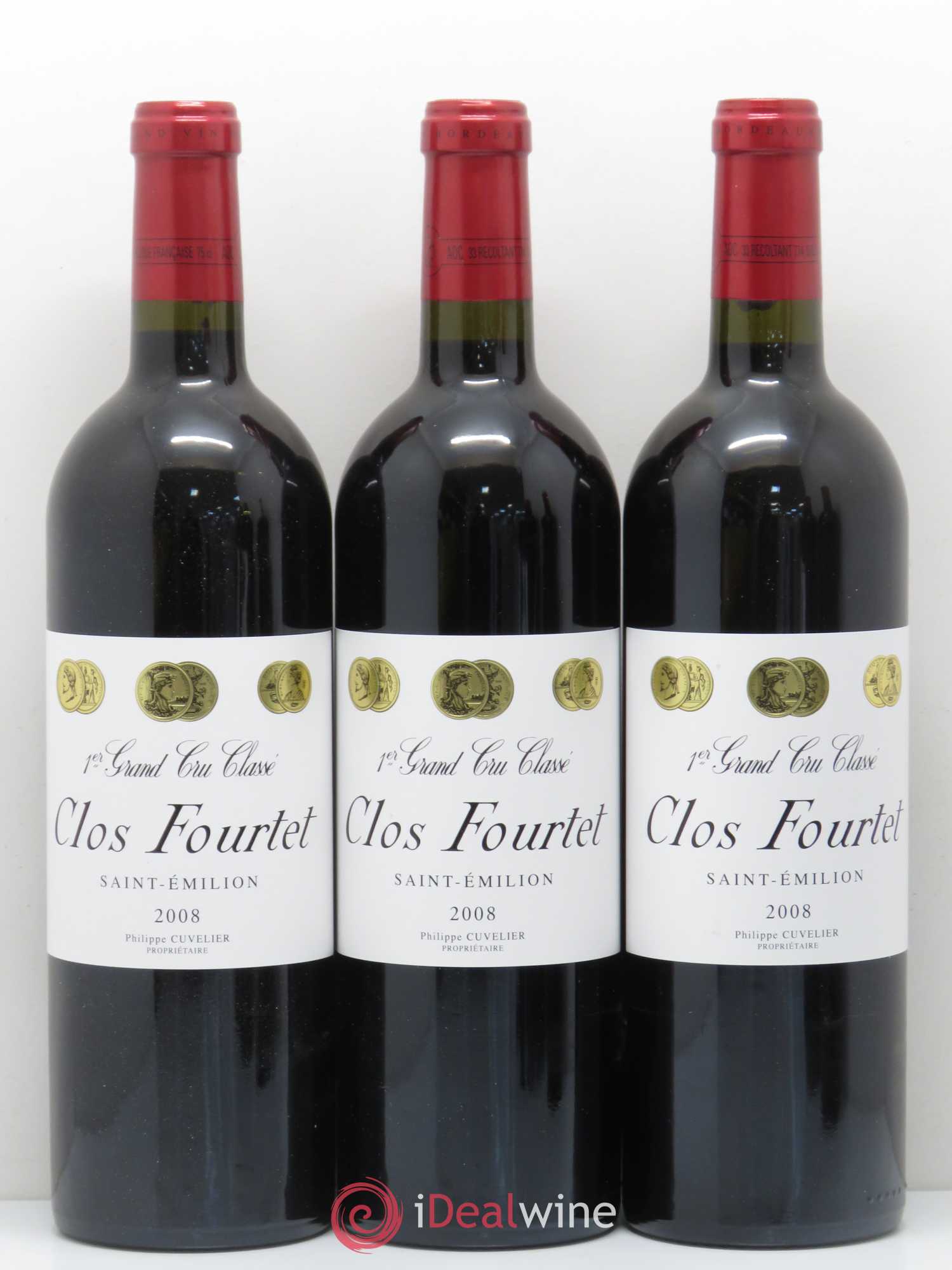 Clos Fourtet 1er Grand Cru Classé B 2008 - Lot de 6 bouteilles - 2