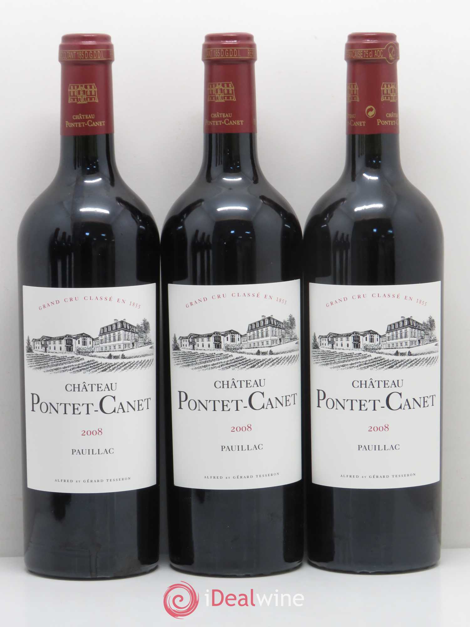 Château Pontet Canet 5ème Grand Cru Classé 2008 - Lot de 6 bouteilles - 2