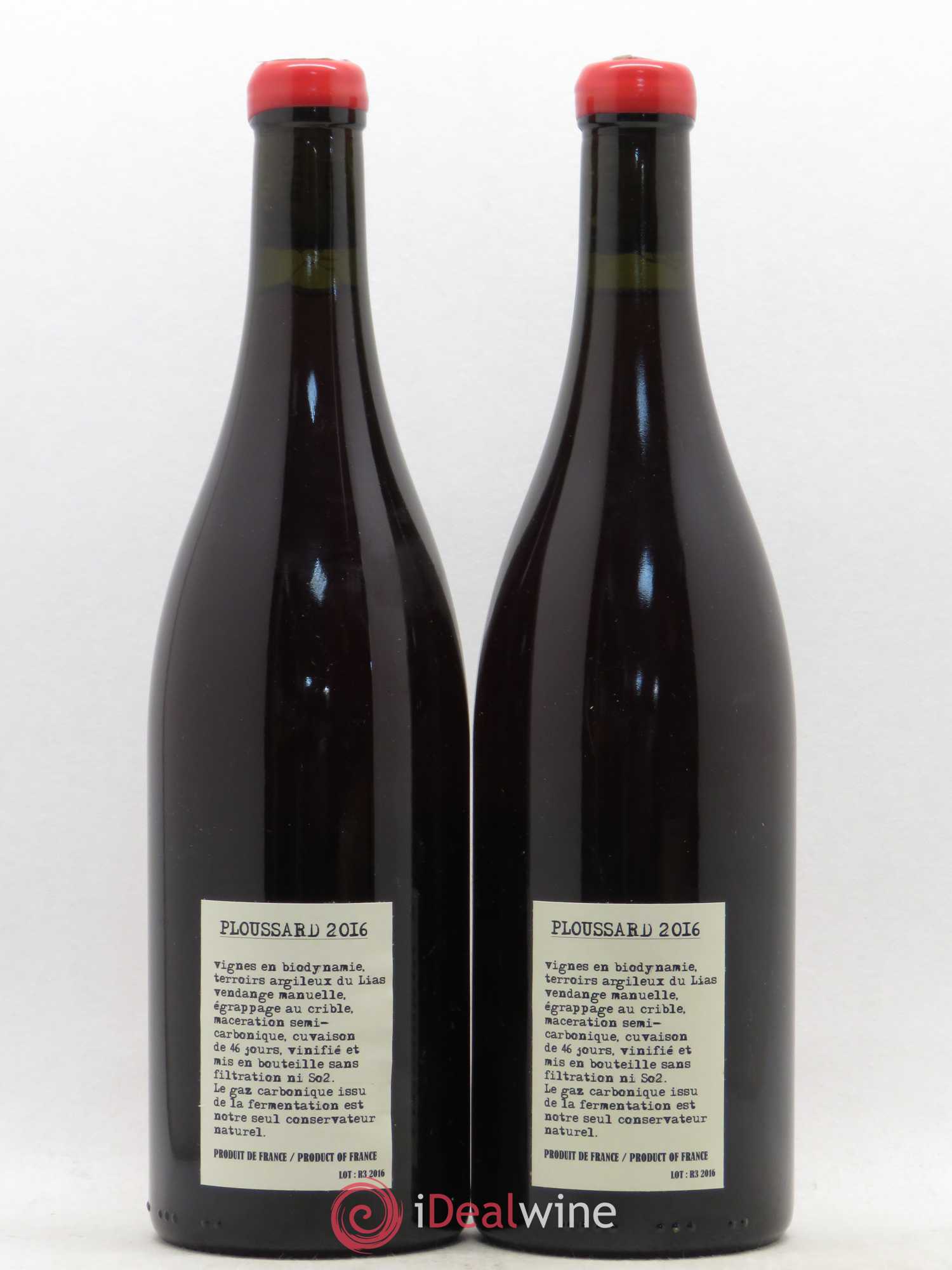 Arbois Ploussard Adeline Houillon & Renaud Bruyère 2016 - Lot de 2 bouteilles - 1