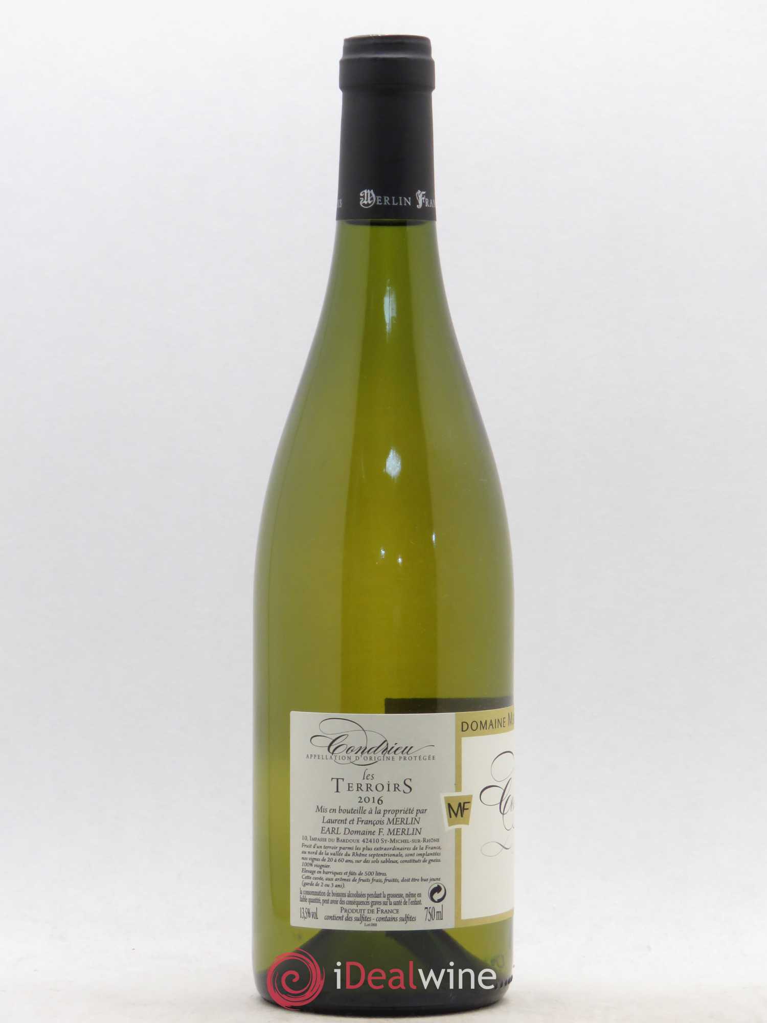 Condrieu Les Terroirs Domaine Merlin 2016 - Posten von 1 Flasche - 1