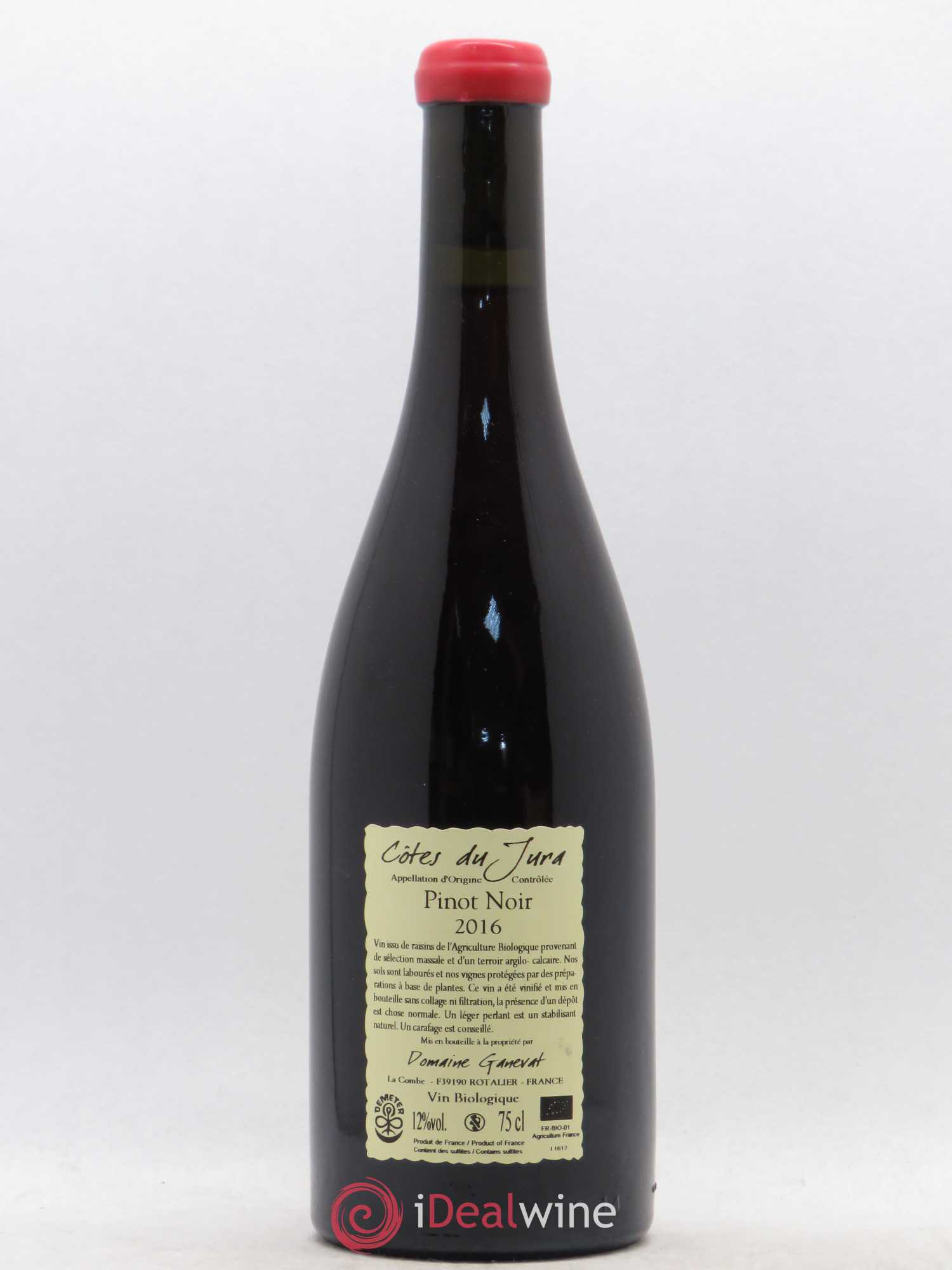 Côtes du Jura Cuvée Julien Jean-François Ganevat (Domaine) 2016 - Lot de 1 bouteille - 1