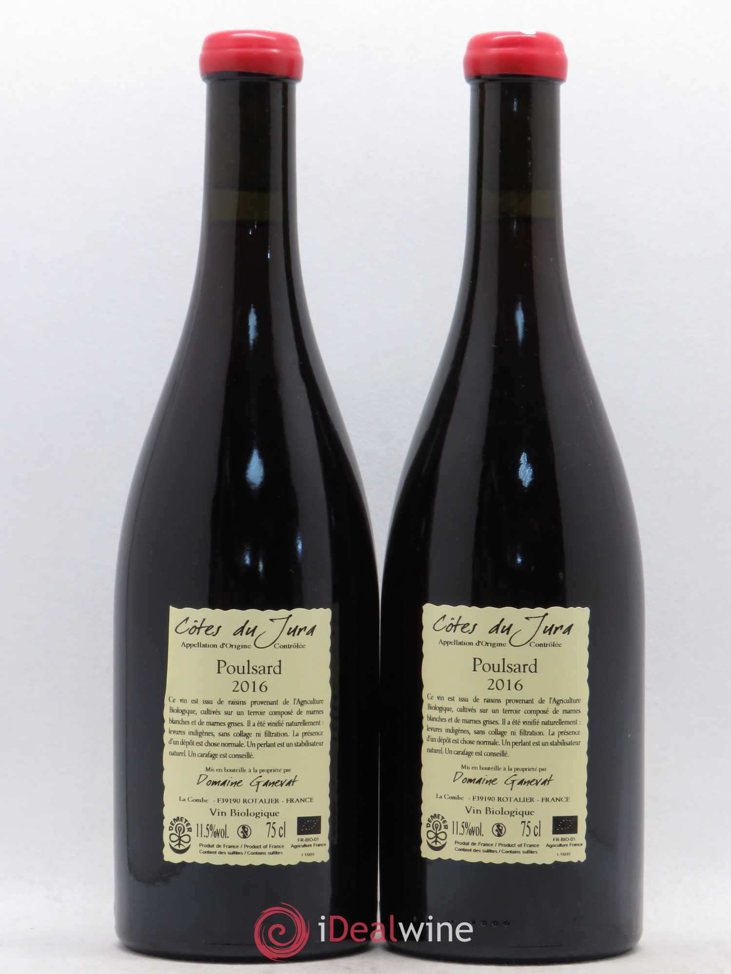Côtes du Jura Cuvée de l'Enfant Terrible Jean-François Ganevat (Domaine) 2016 - Lot de 2 bouteilles - 1