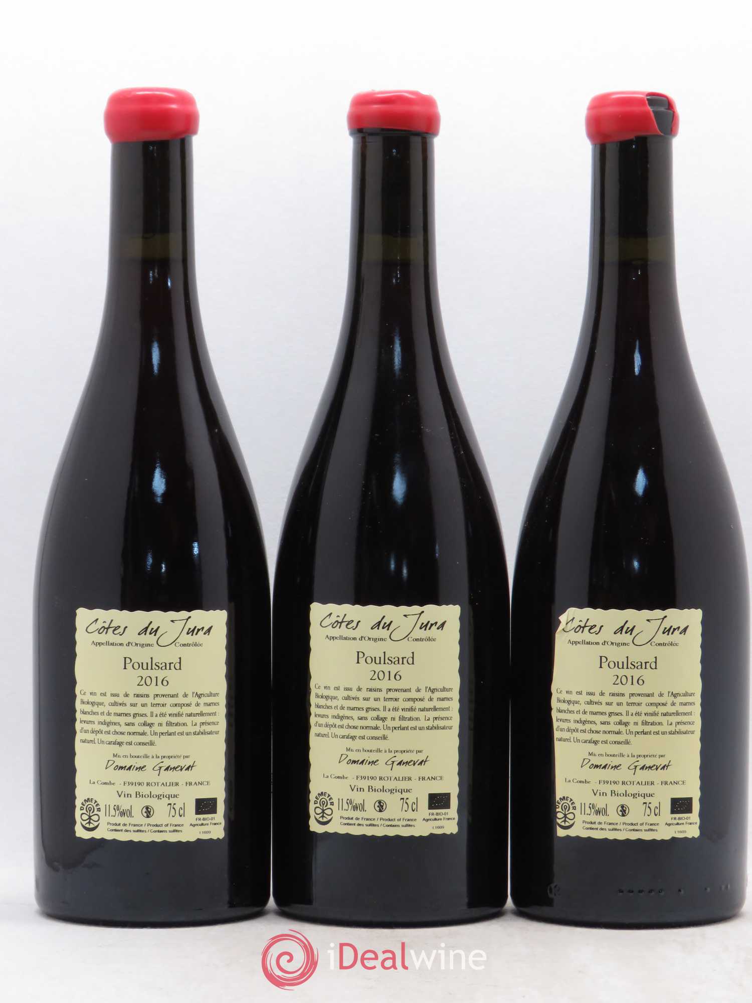 Côtes du Jura Cuvée de l'Enfant Terrible Jean-François Ganevat (Domaine) 2016 - Lot de 3 bouteilles - 1