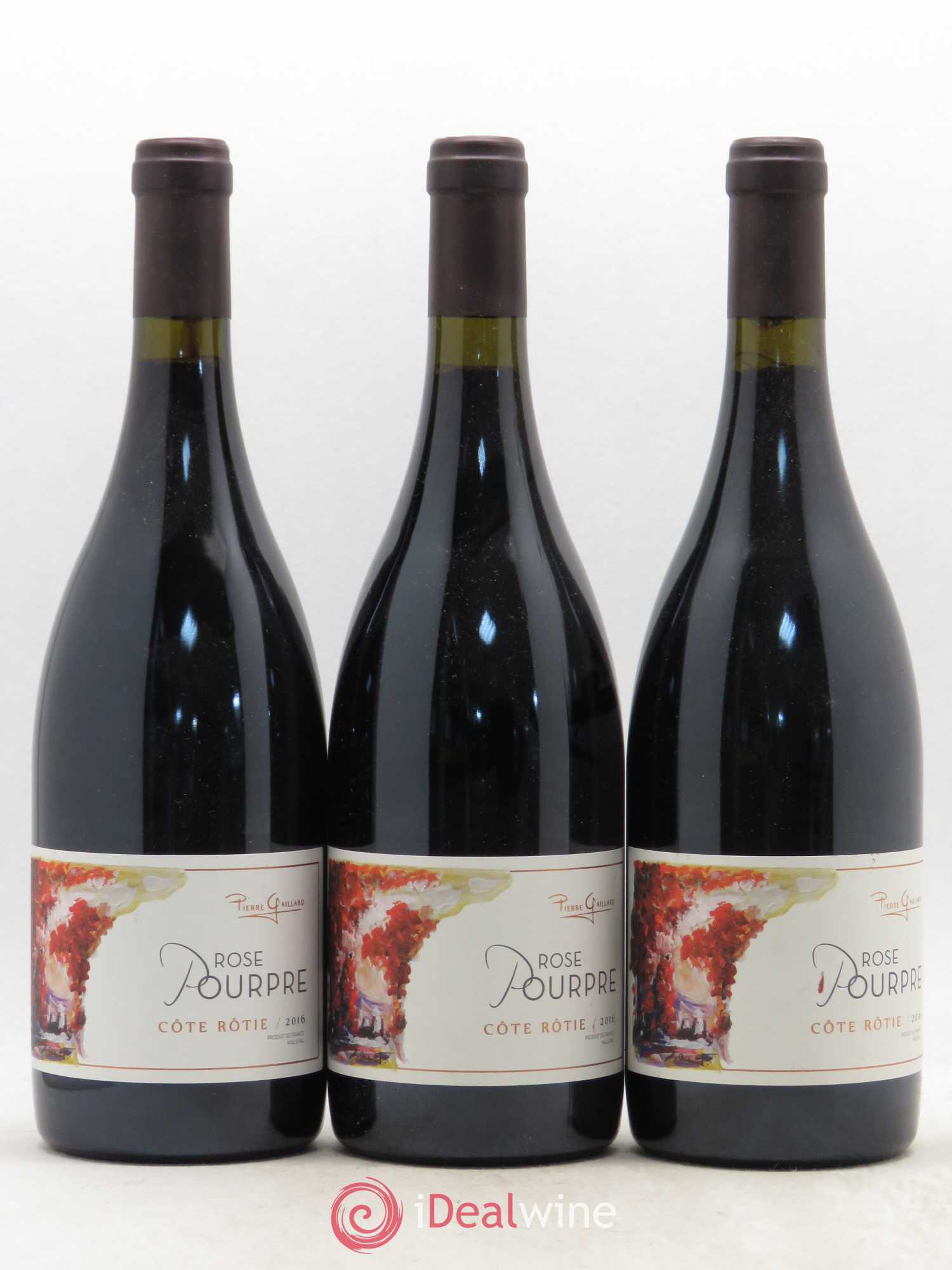 Côte-Rôtie Rose Pourpre Pierre Gaillard 2016 - Lot de 3 bouteilles - 0