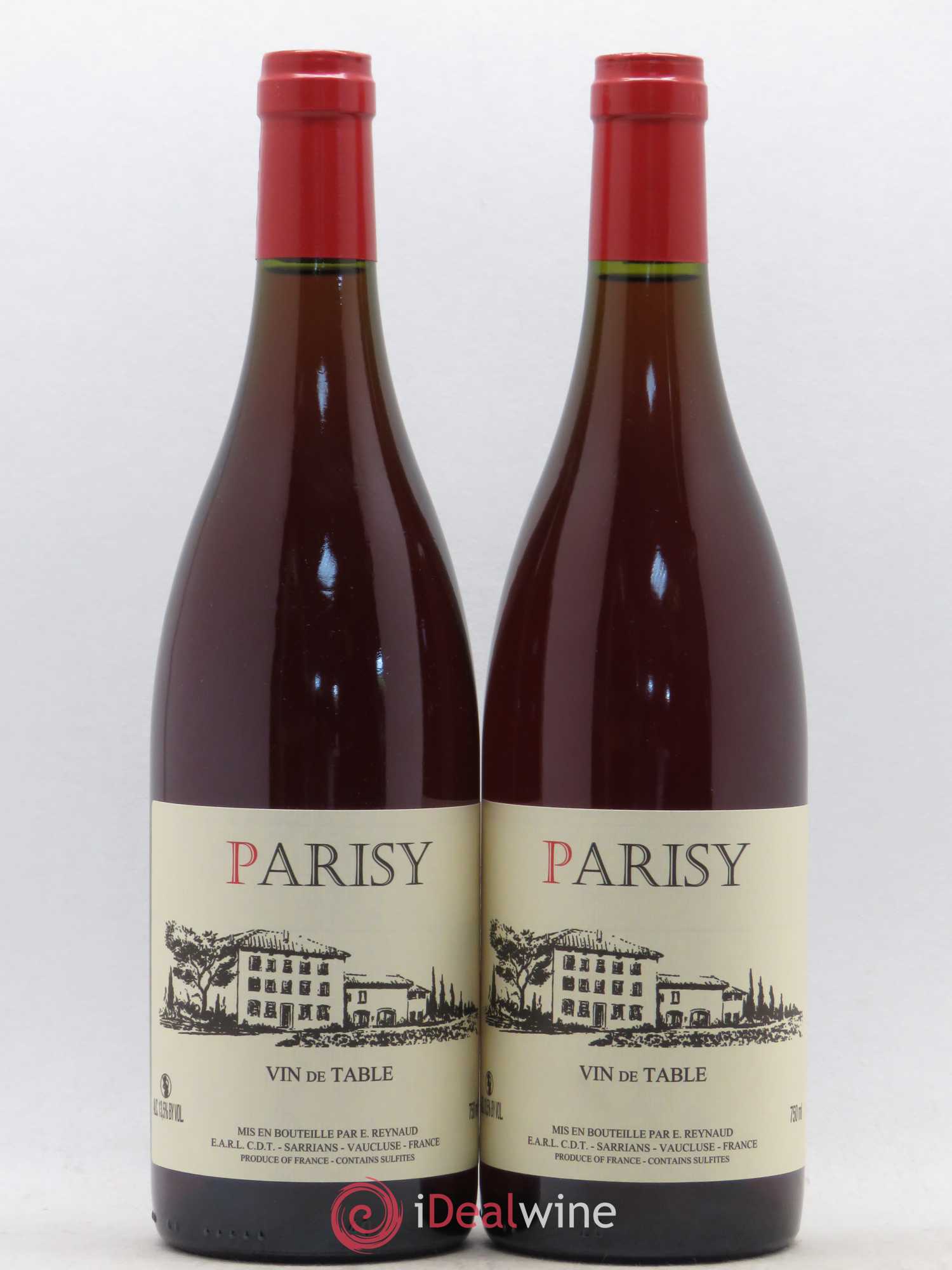 Vin de Table Parisy Emmanuel Reynaud - Lot de 2 bouteilles - 0