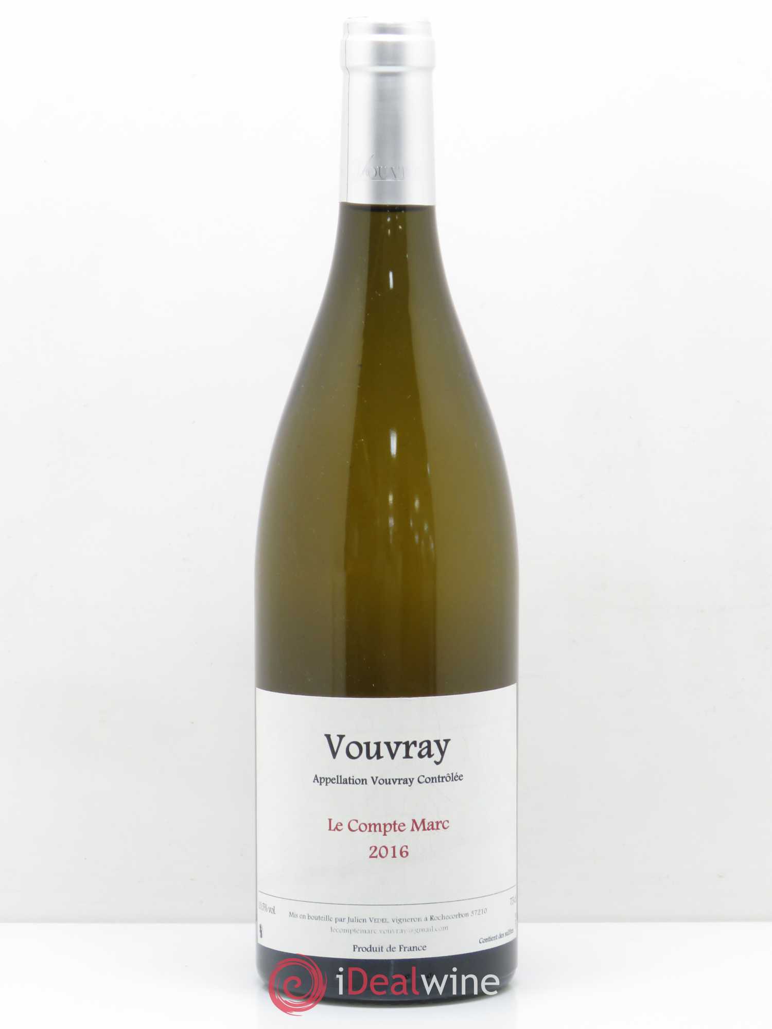 Vouvray Le Compte Marc Domaine Julien Vedel 2016 - Posten von 1 Flasche - 0