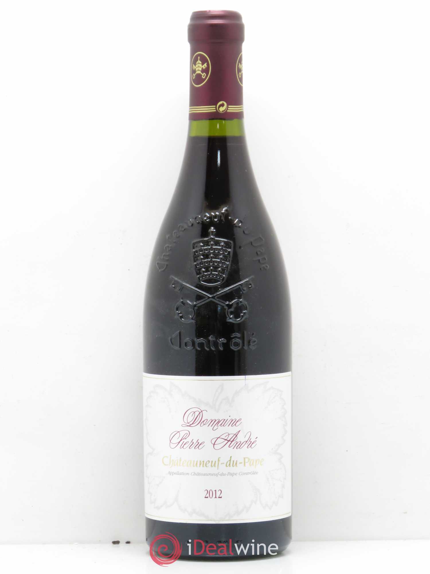 Châteauneuf-du-Pape Pierre André (Domaine) 2012 - Lot de 1 bouteille - 0