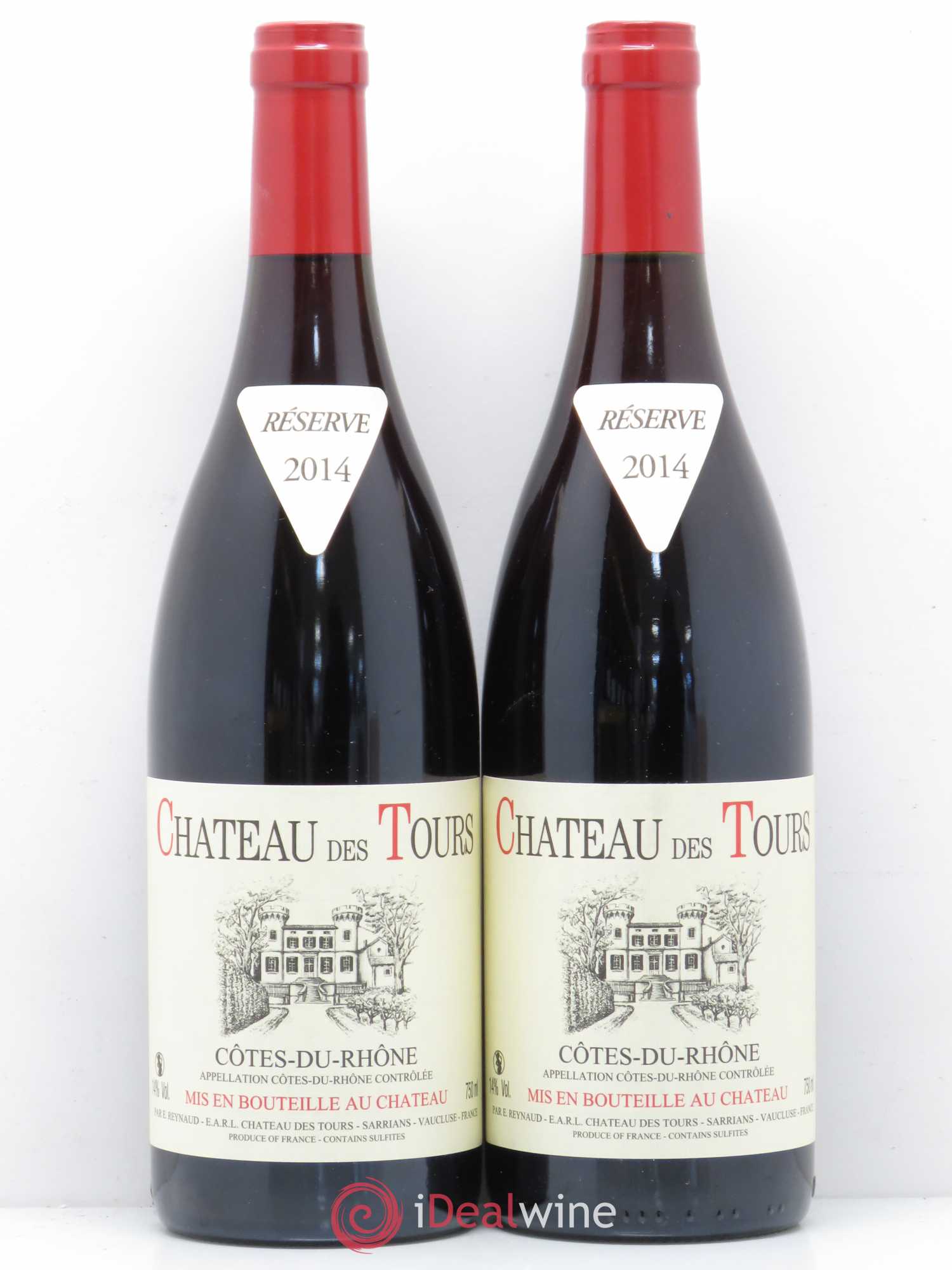 Côtes-du-Rhône Château des Tours Emmanuel Reynaud 2014 - Lot de 2 bouteilles - 0