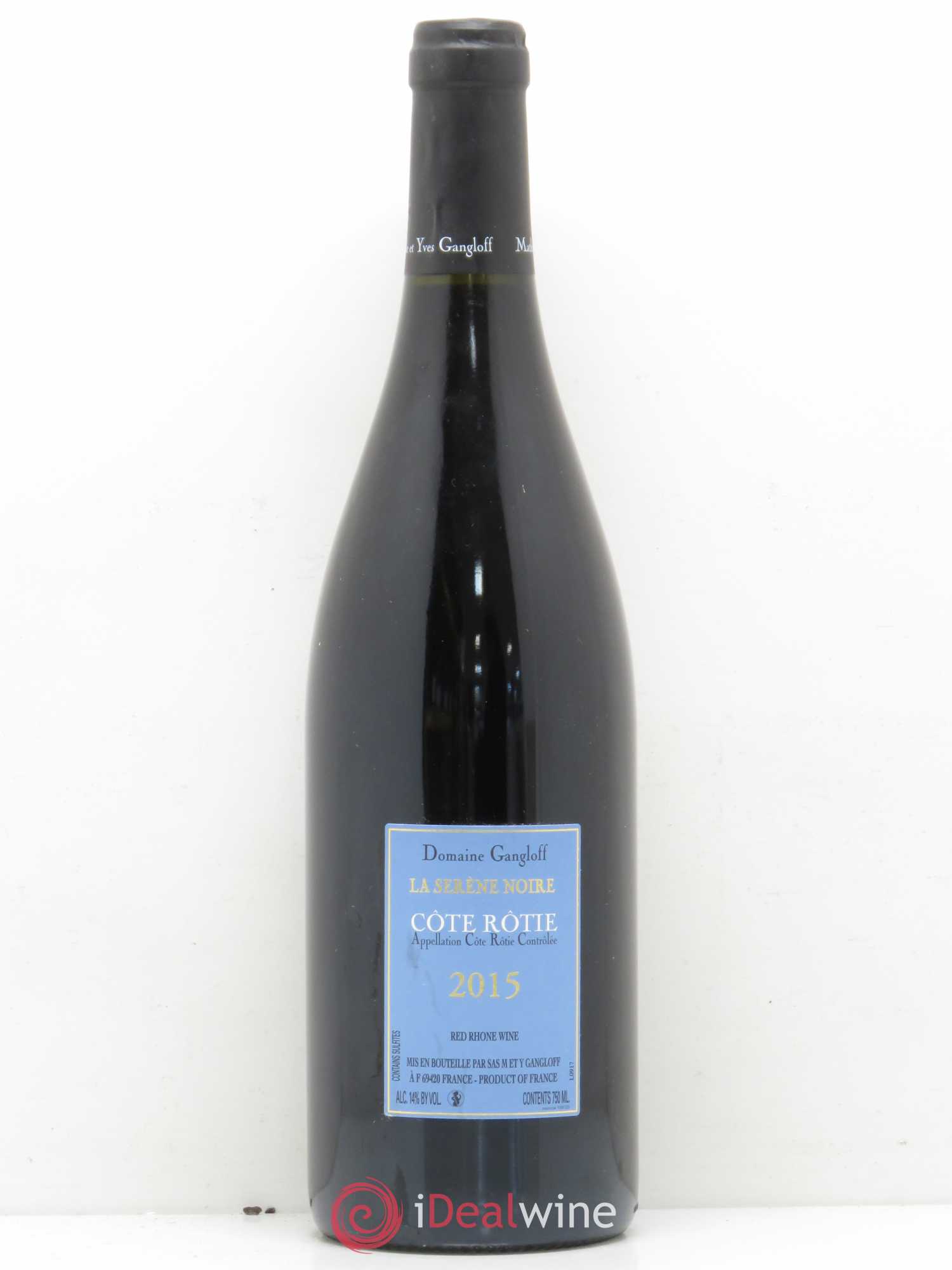Côte-Rôtie La Sereine Noire Gangloff (Domaine) 2015 - Lot de 1 bouteille - 1