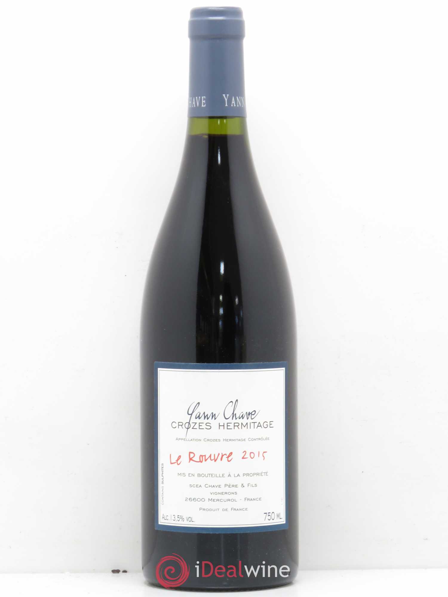 Crozes-Hermitage Yann Chave Le Rouvre 2015 - Lot de 1 bouteille - 0