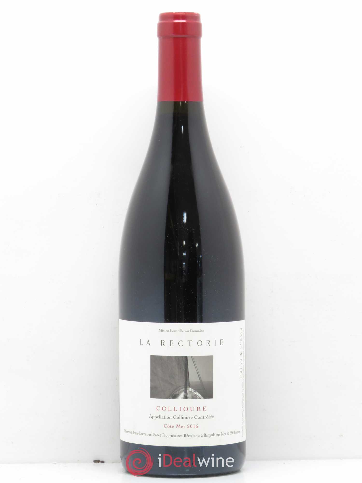 Collioure La Rectorie (Domaine de) Côté Mer Thierry et Jean Emmanuel Parcé 2016 - Lot de 1 bouteille - 0
