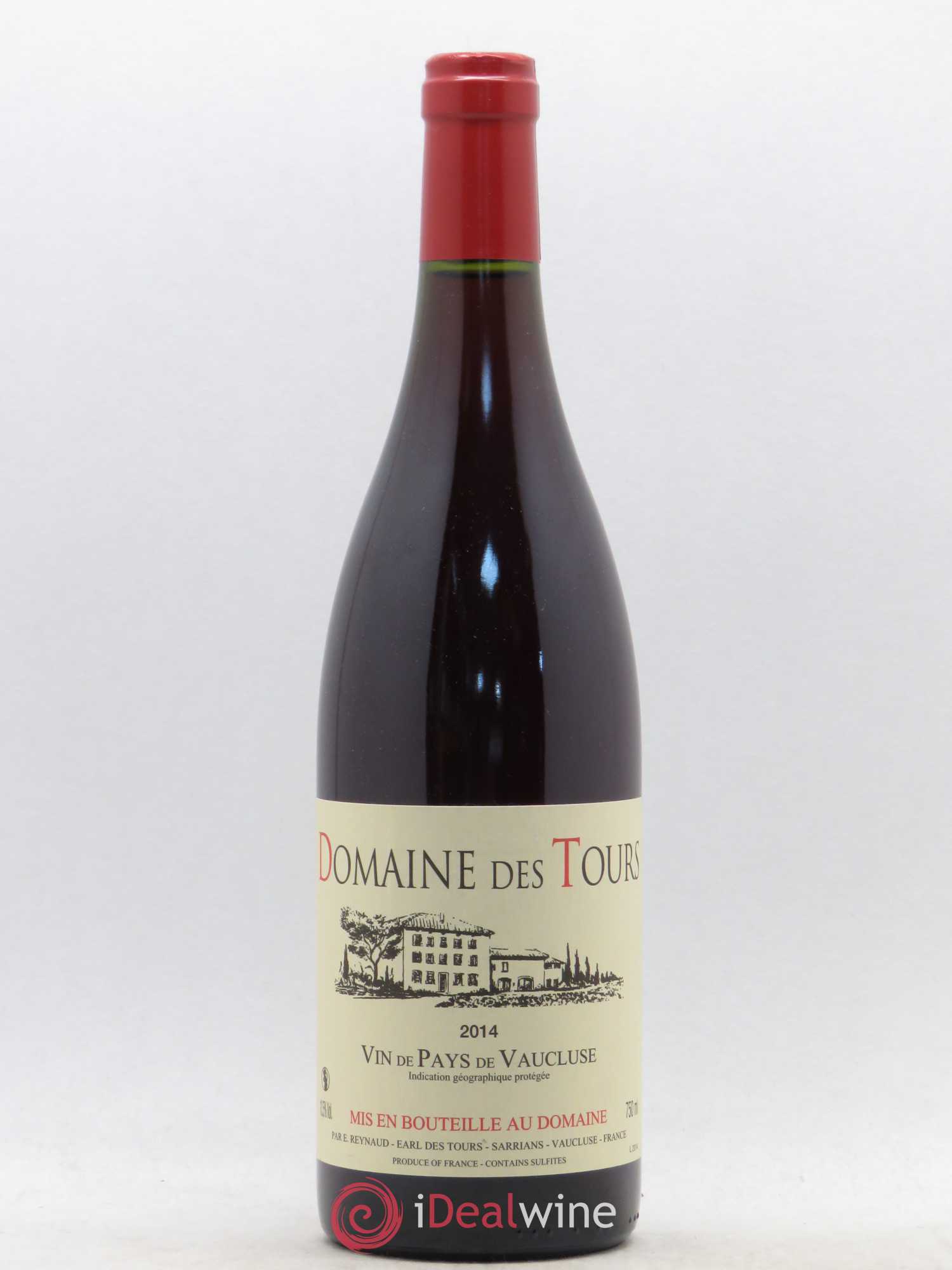 Vaucluse (Vin de Pays de Vaucluse) Domaine des Tours Emmanuel Reynaud 2014 - Lot de 1 bouteille - 0