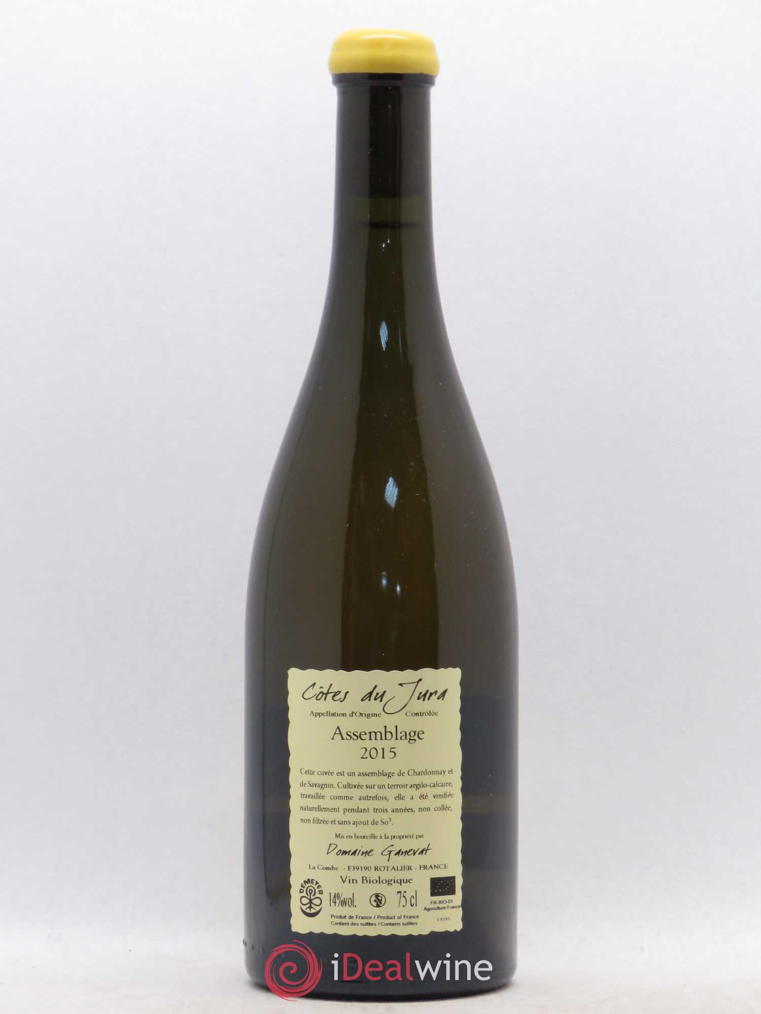 Côtes du Jura Cuvée Orégane Jean-François Ganevat (Domaine) 2015 - Lot de 1 bouteille - 1