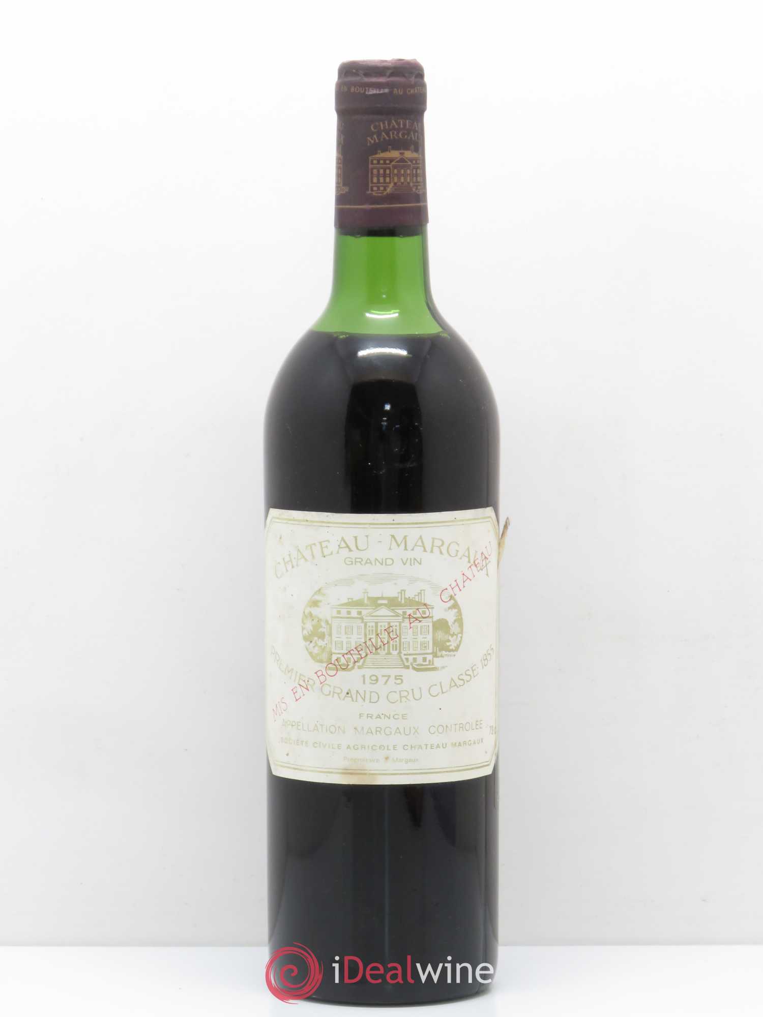 Château Margaux 1er Grand Cru Classé 1975 - Lot de 1 bouteille - 0