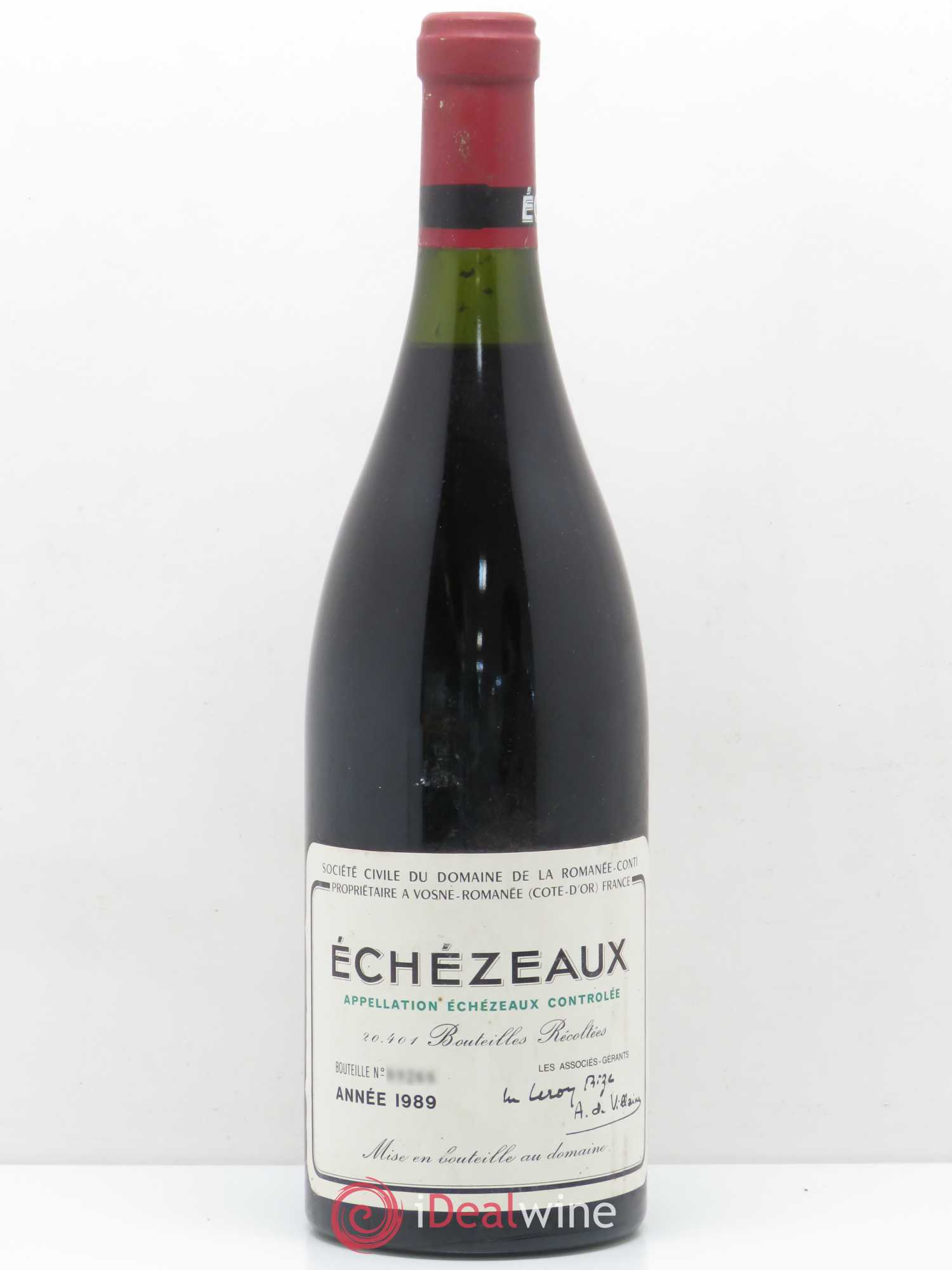 Echezeaux Grand Cru Domaine de la Romanée-Conti 1989 - Lot de 1 bouteille - 0
