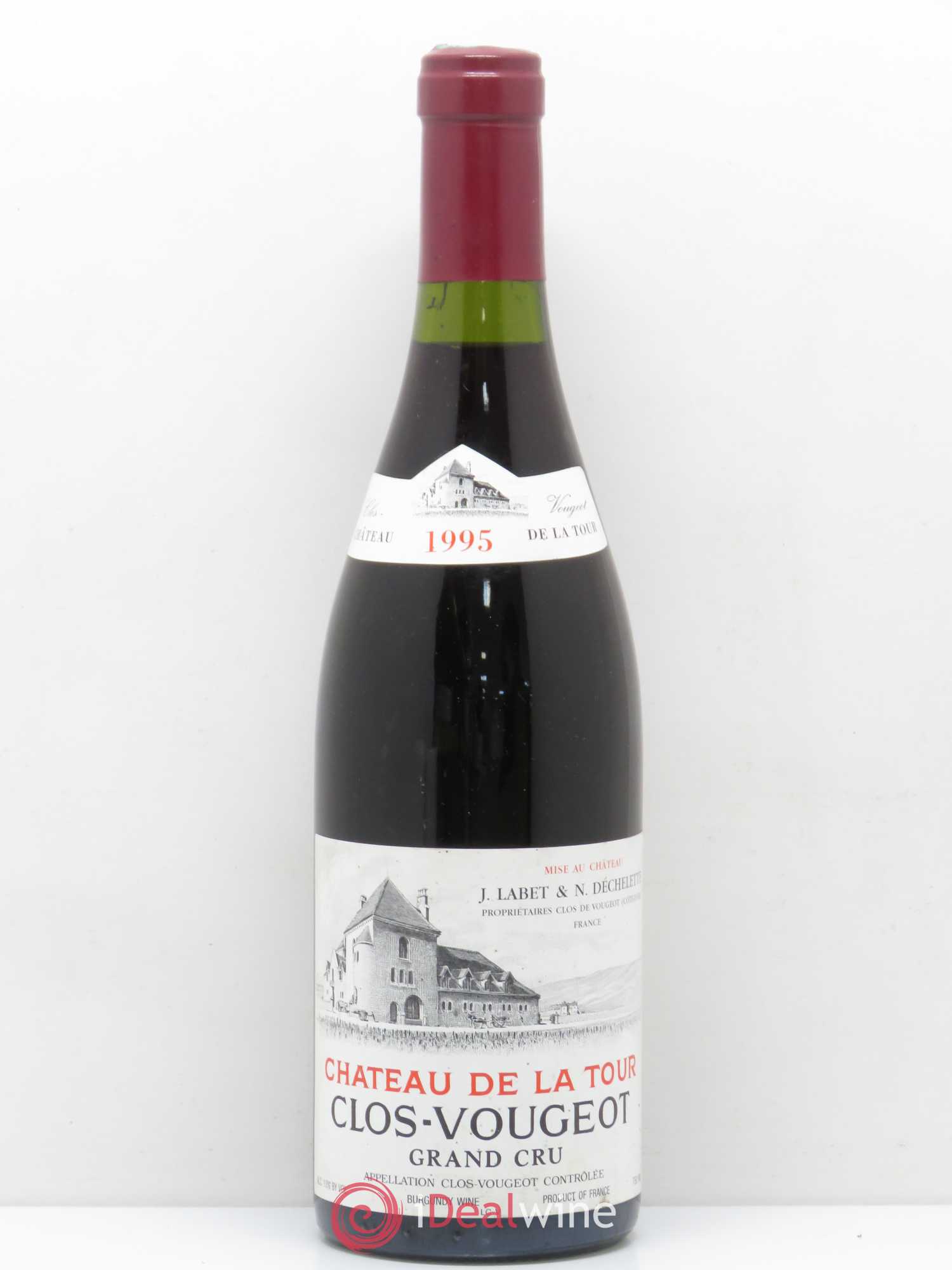 Clos de Vougeot Grand Cru Château de La Tour 1995 - Lot de 1 bouteille - 0