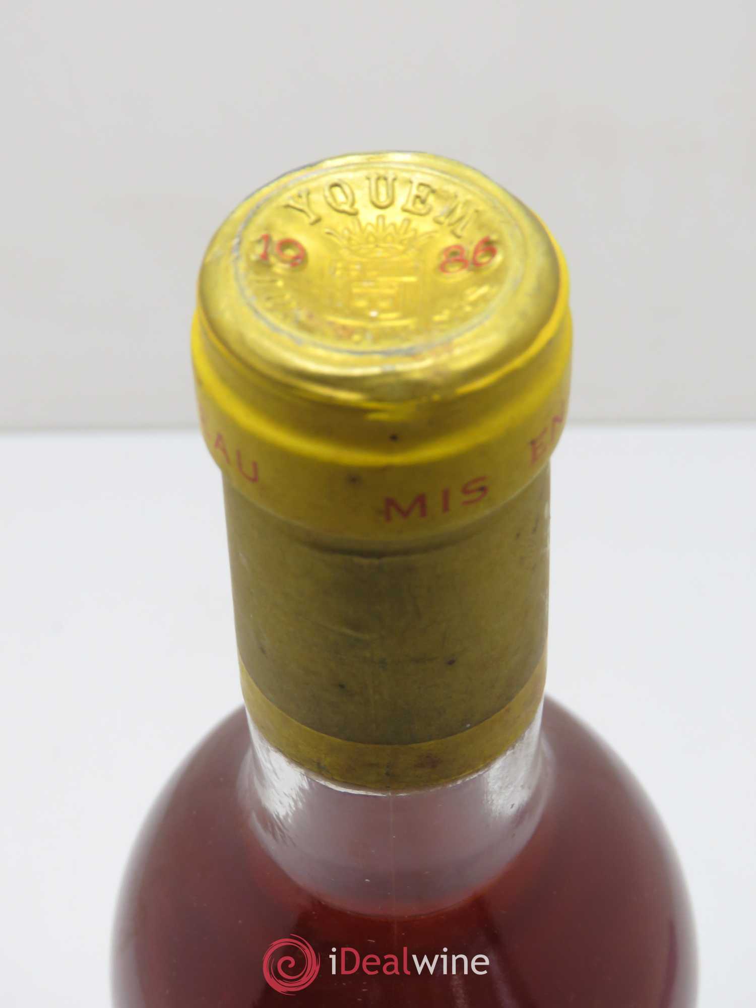 Château d' Yquem 1er Cru Classé Supérieur 1986 - Lotto di 1 bottiglia - 1